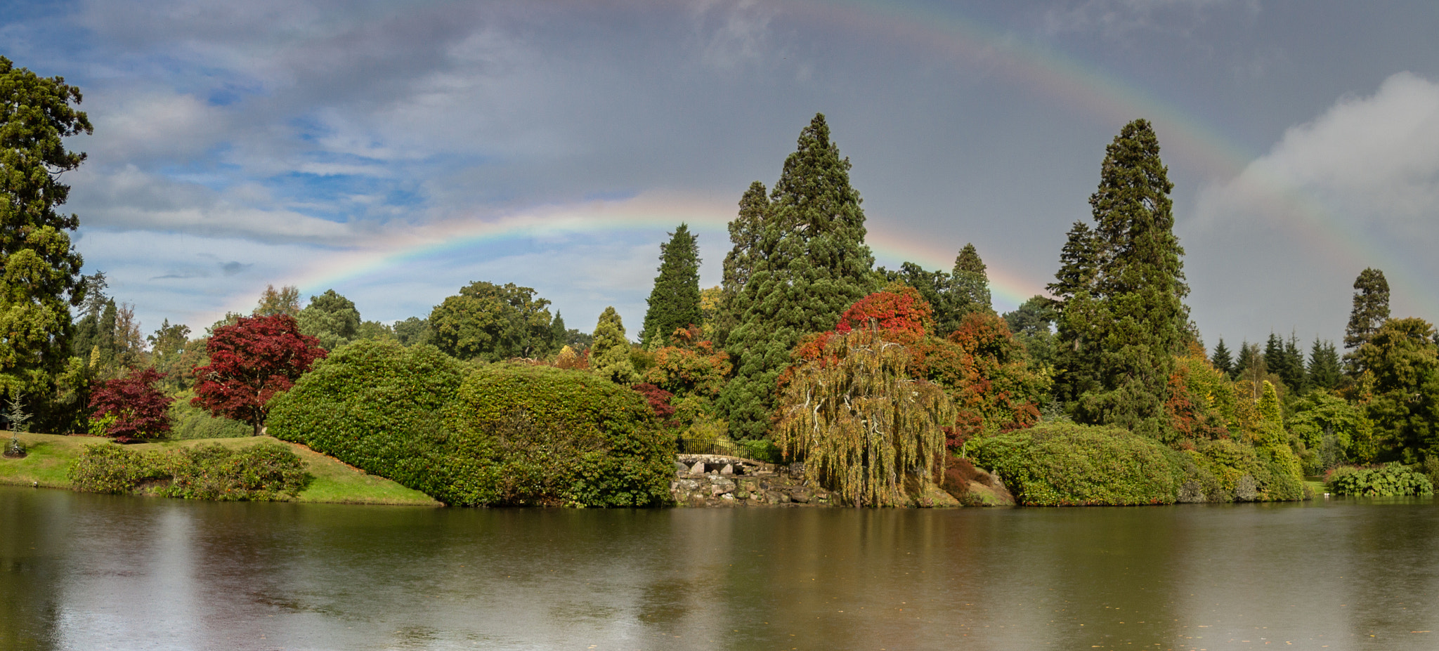 Canon EOS 100D (EOS Rebel SL1 / EOS Kiss X7) sample photo. Rainbows at sheffield park photography