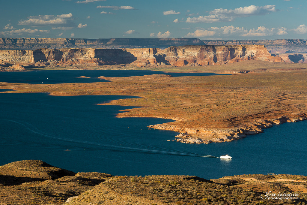 Sigma 17-70mm F2.8-4 DC Macro OS HSM sample photo. Sunset on lake powell, az photography