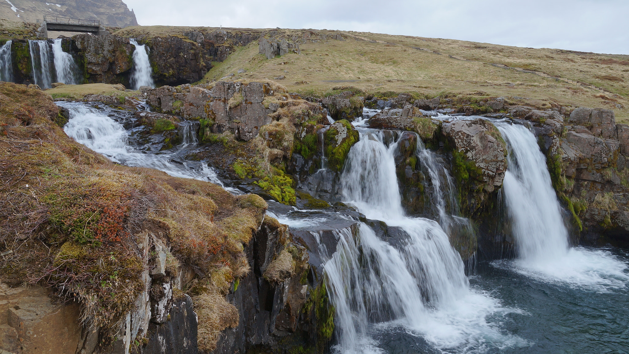 Sony DT 18-135mm F3.5-5.6 SAM sample photo. Kirkjufell falls photography