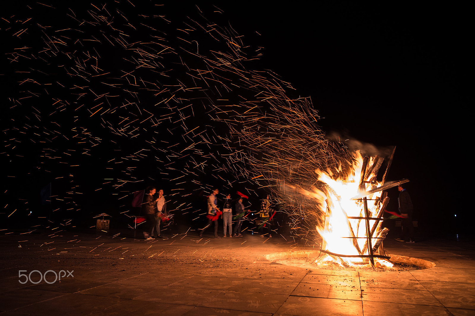 Nikon Df sample photo. Fire photography