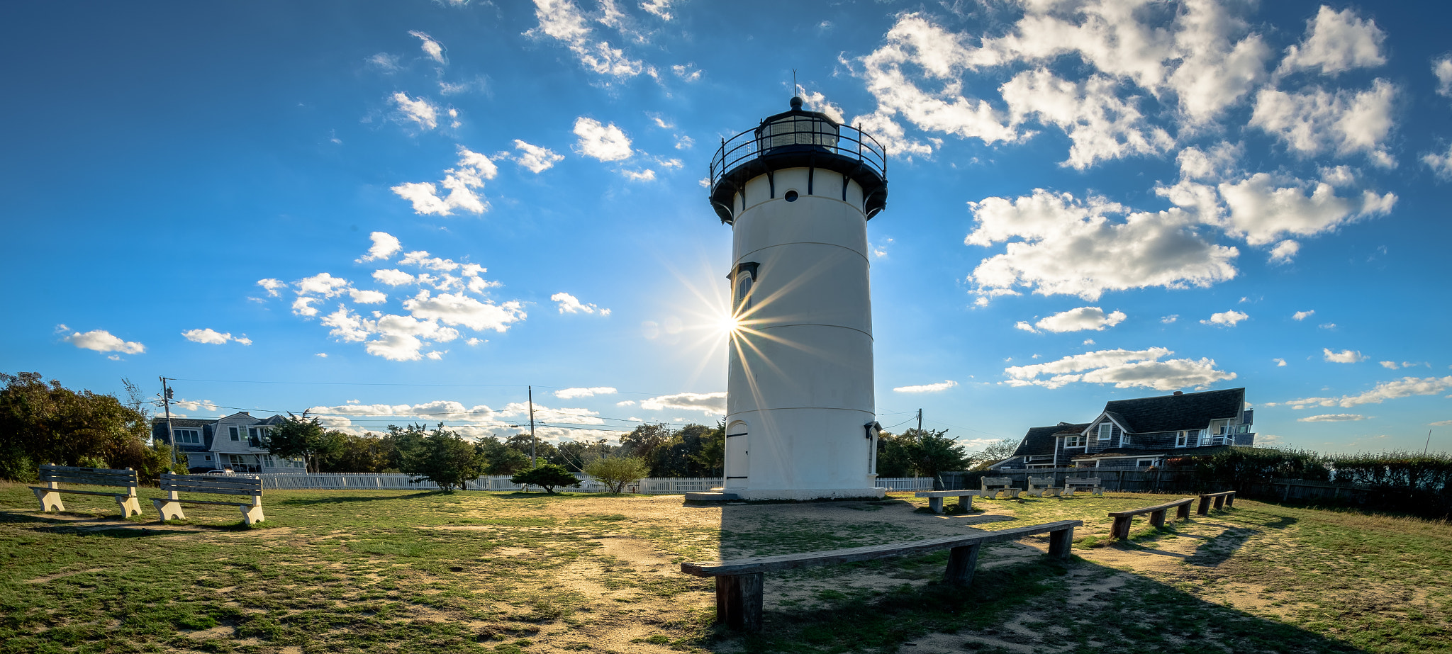 Nikon D750 + Samyang 12mm F2.8 ED AS NCS Fisheye sample photo. Martha's vineyard east chop lighthouse photography