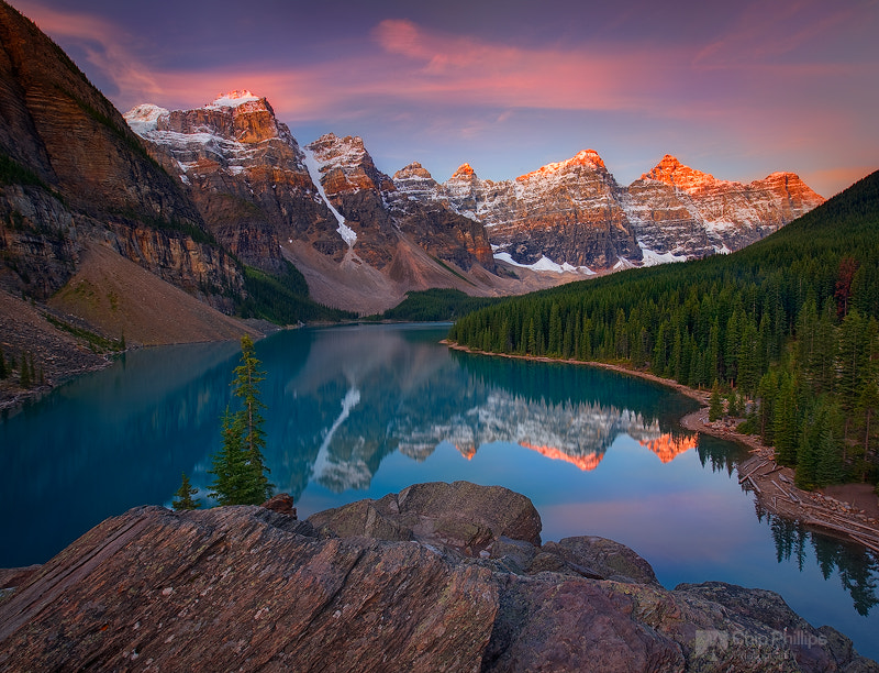 Moraine Lake Sunrise by Chip Phillips on 500px