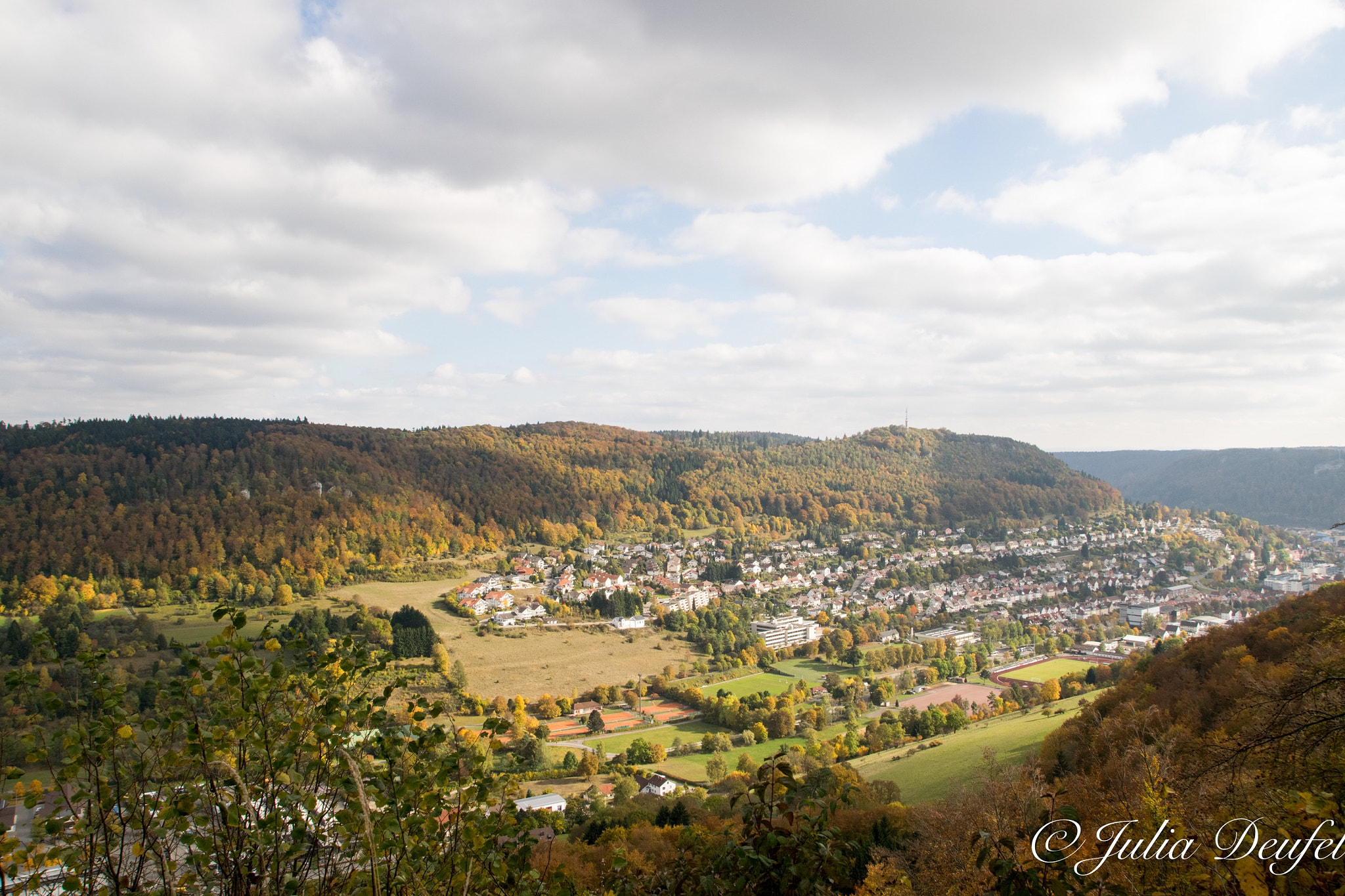 Nikon D5300 + Sigma 18-200mm F3.5-6.3 II DC OS HSM sample photo. Fall in albstadt, germany photography