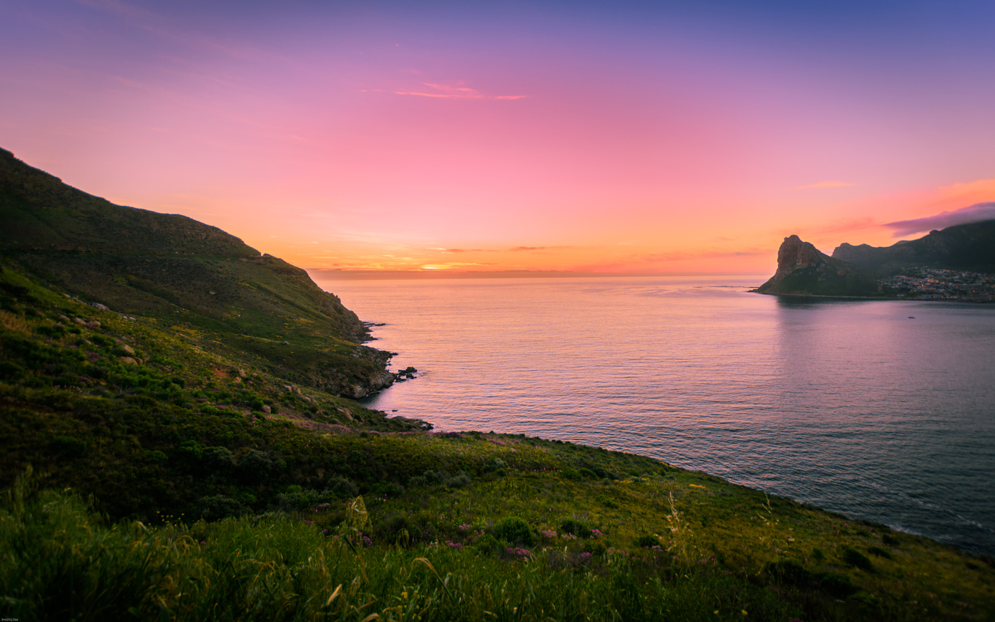 Nikon D5500 + Sigma 10-20mm F3.5 EX DC HSM sample photo. Sunset on chapman's peak #2 photography