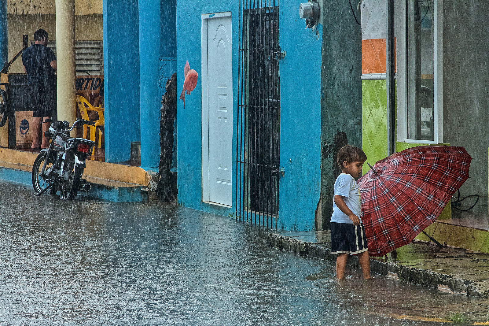 Canon EOS 7D sample photo. Rio san juan under the rain photography