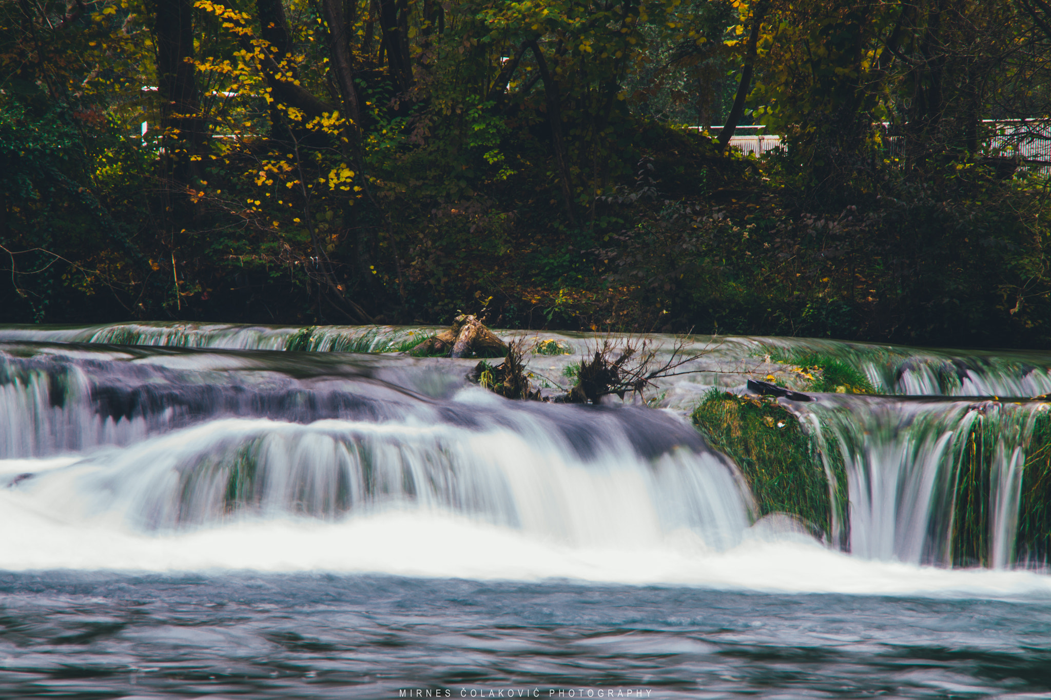 Canon EOS 50D sample photo. Waterfall on river una photography