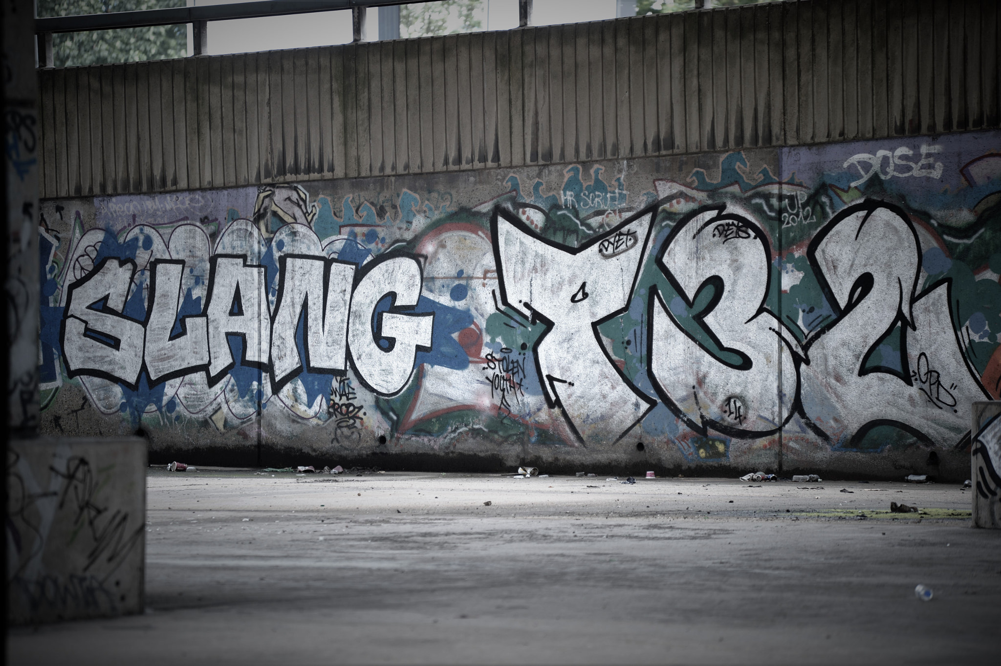 Sigma 70-200mm F2.8 EX DG OS HSM sample photo. Graffiti photography