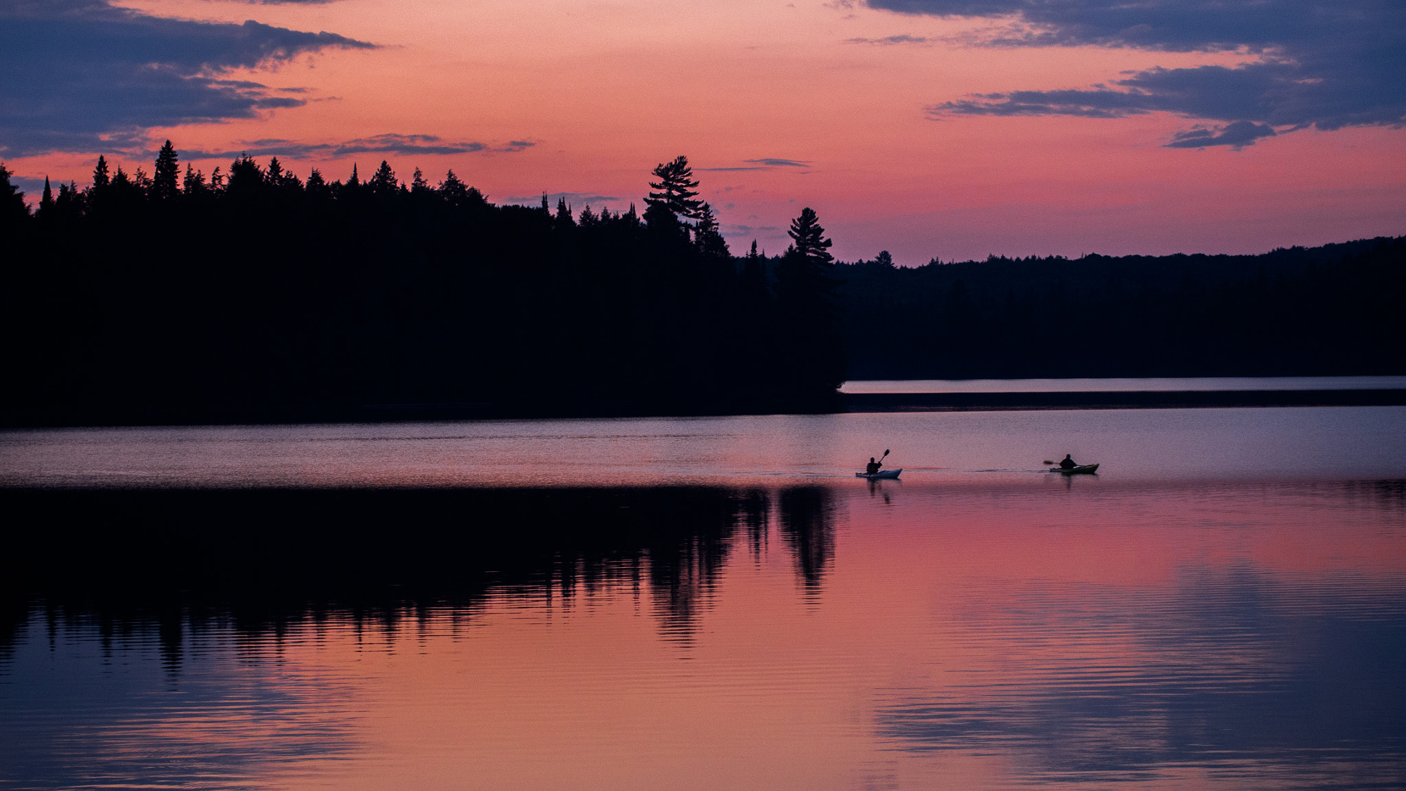 Olympus PEN E-PL5 sample photo. Sunset in algonquin photography