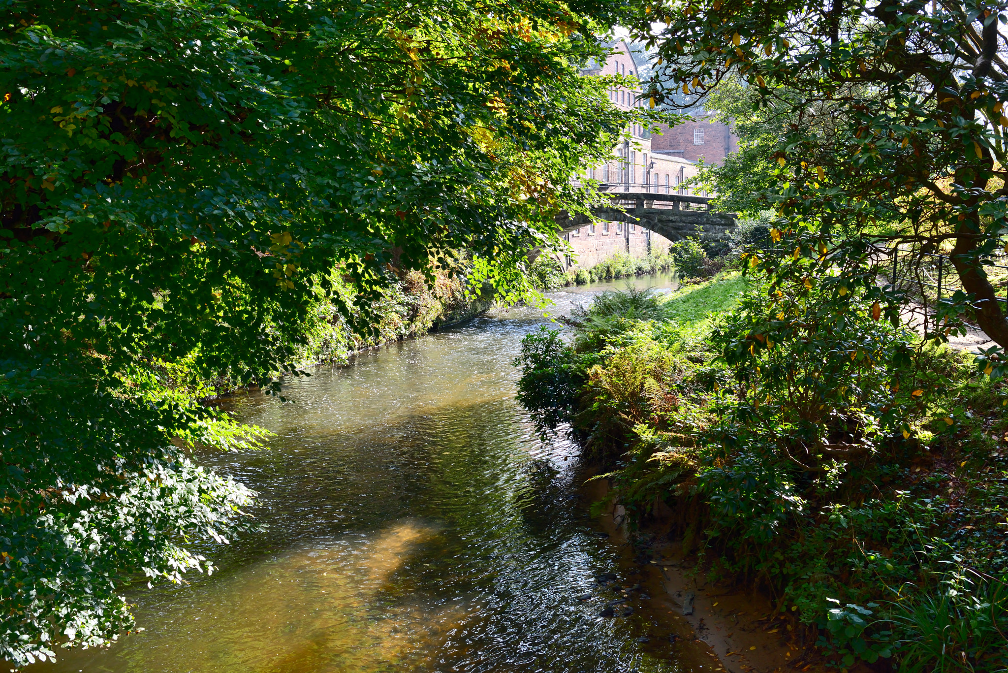 Nikon D800 sample photo. Quarry bank mill from the gardens photography