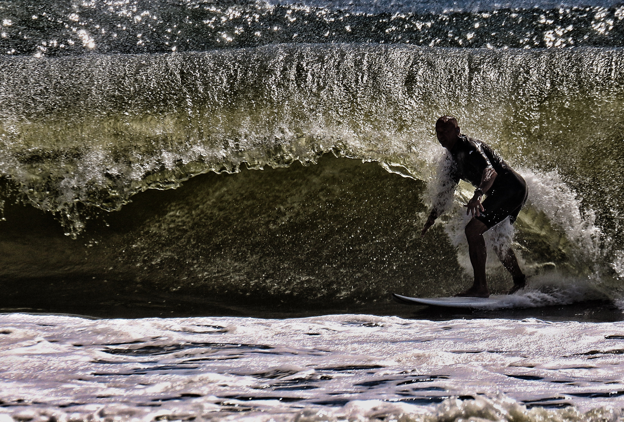 Canon EF 70-300mm F4-5.6L IS USM sample photo. Surfer series, snapseed drama  effect photography
