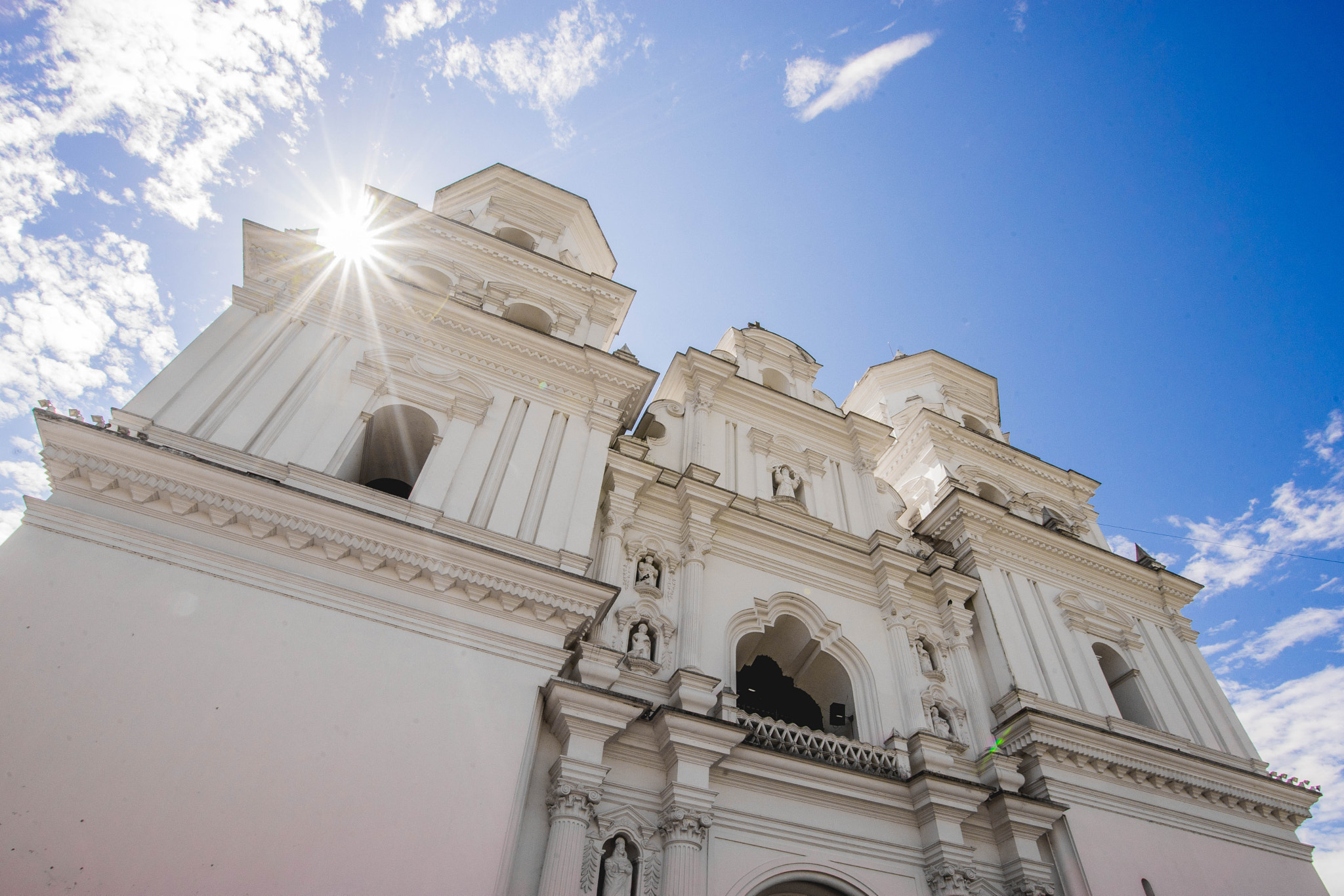 Sony a7 + Canon EF 17-40mm F4L USM sample photo. Temple of esquipulas photography