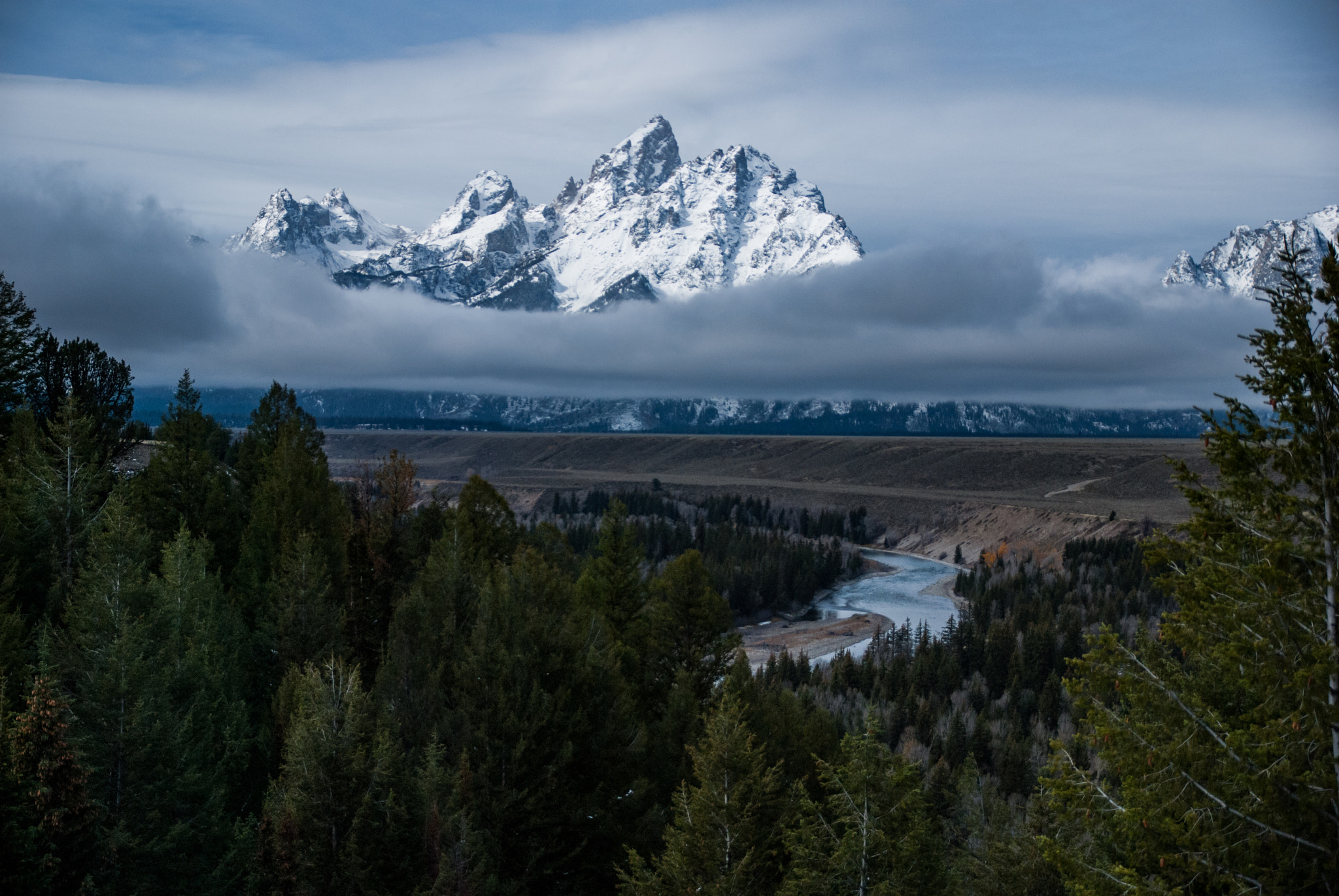 Sigma 17-70mm F2.8-4 DC Macro OS HSM sample photo. Snake river bend, wy photography