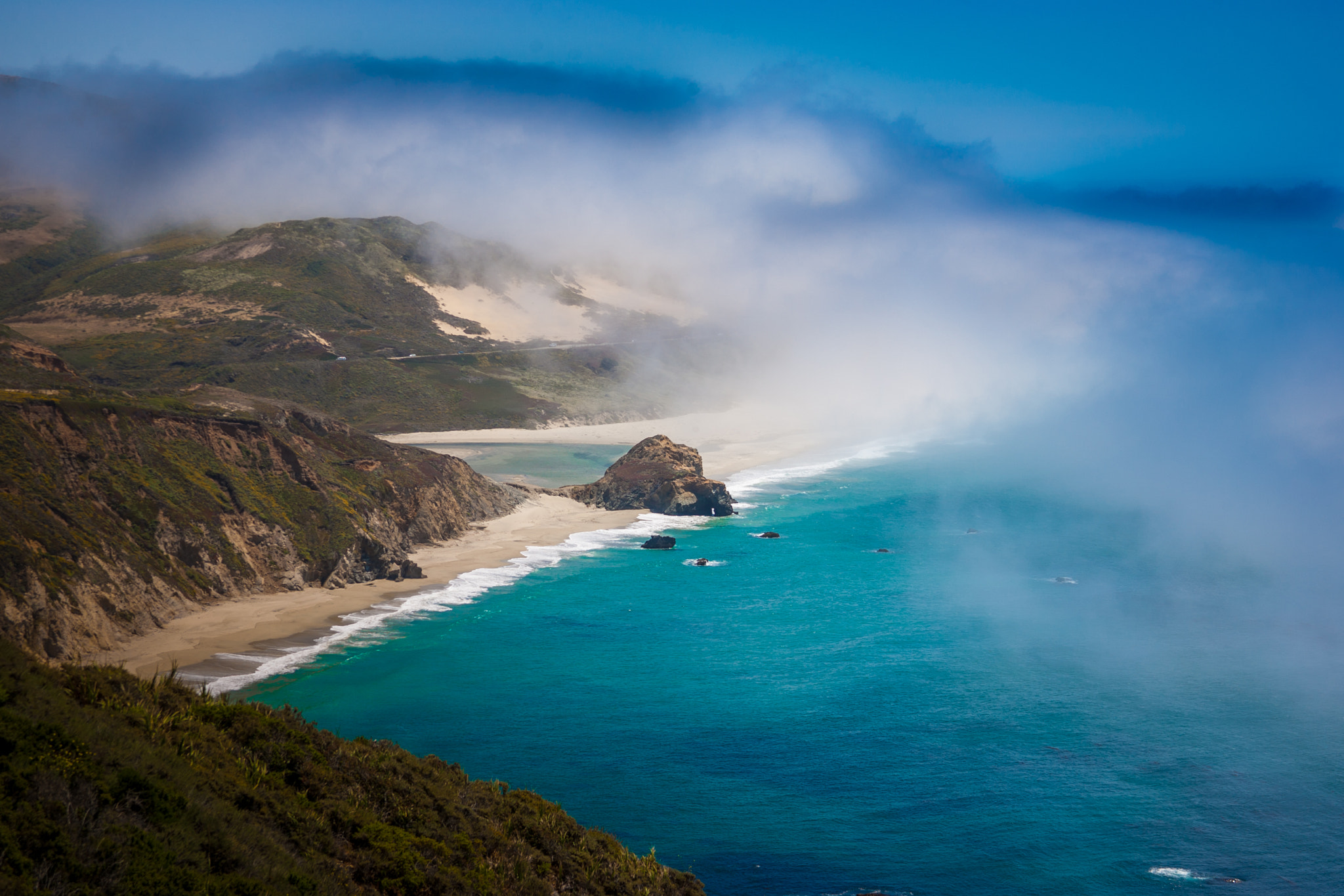 Canon EOS-1D Mark II sample photo. California's central coast photography