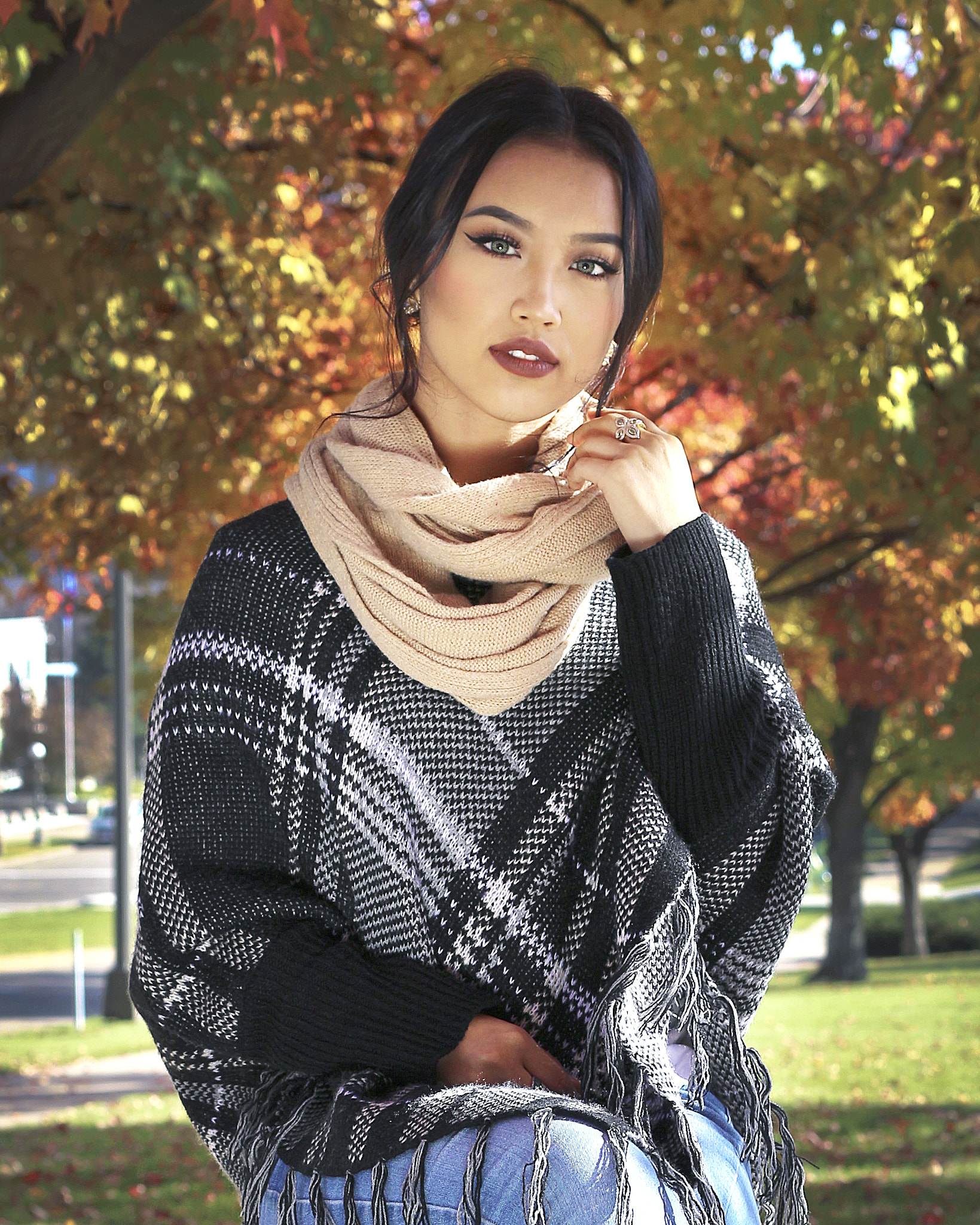 Canon EF 40mm F2.8 STM sample photo. Midwest fall, colorful leaves photography
