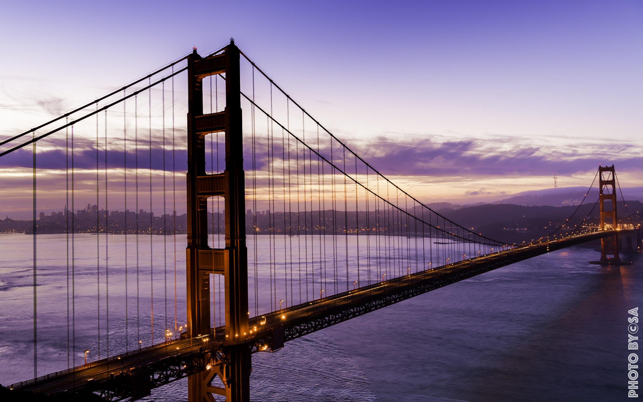 Nikon AF-S Nikkor 24-70mm F2.8E ED VR sample photo. Sunrise @ golden gate photography