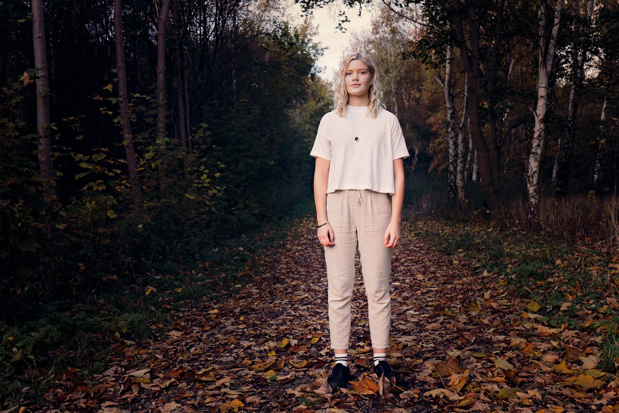 Canon EF 24-70mm F4L IS USM sample photo. Sigrid standing there photography