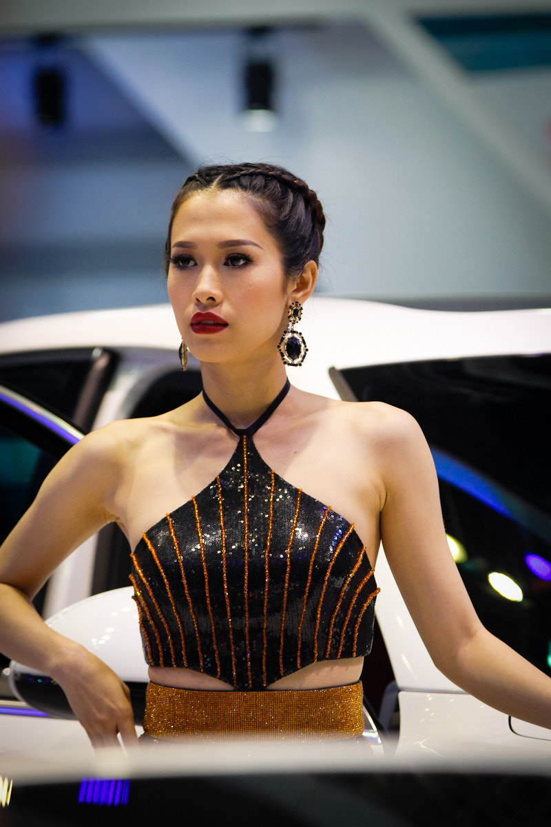 Canon EF 70-200mm F2.8L USM sample photo. Vietnam's girls moto show photography