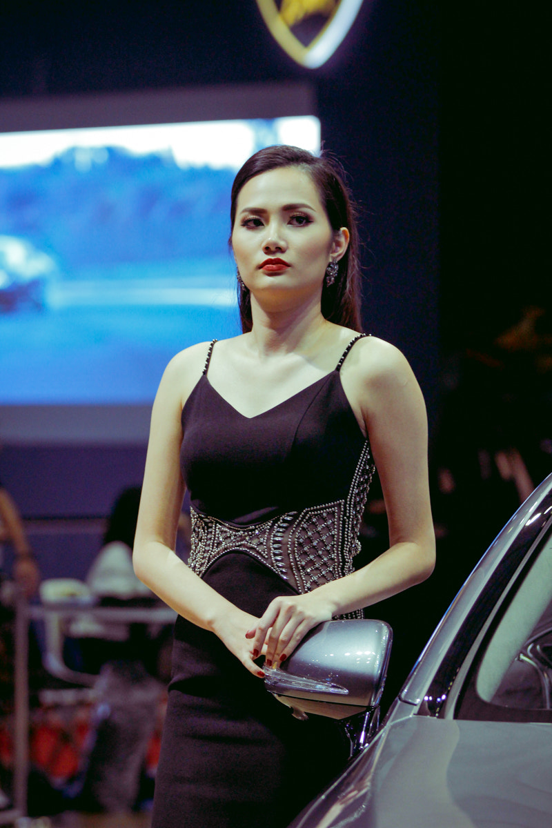 Canon EF 70-200mm F2.8L USM sample photo. Vietnam's girls moto show photography