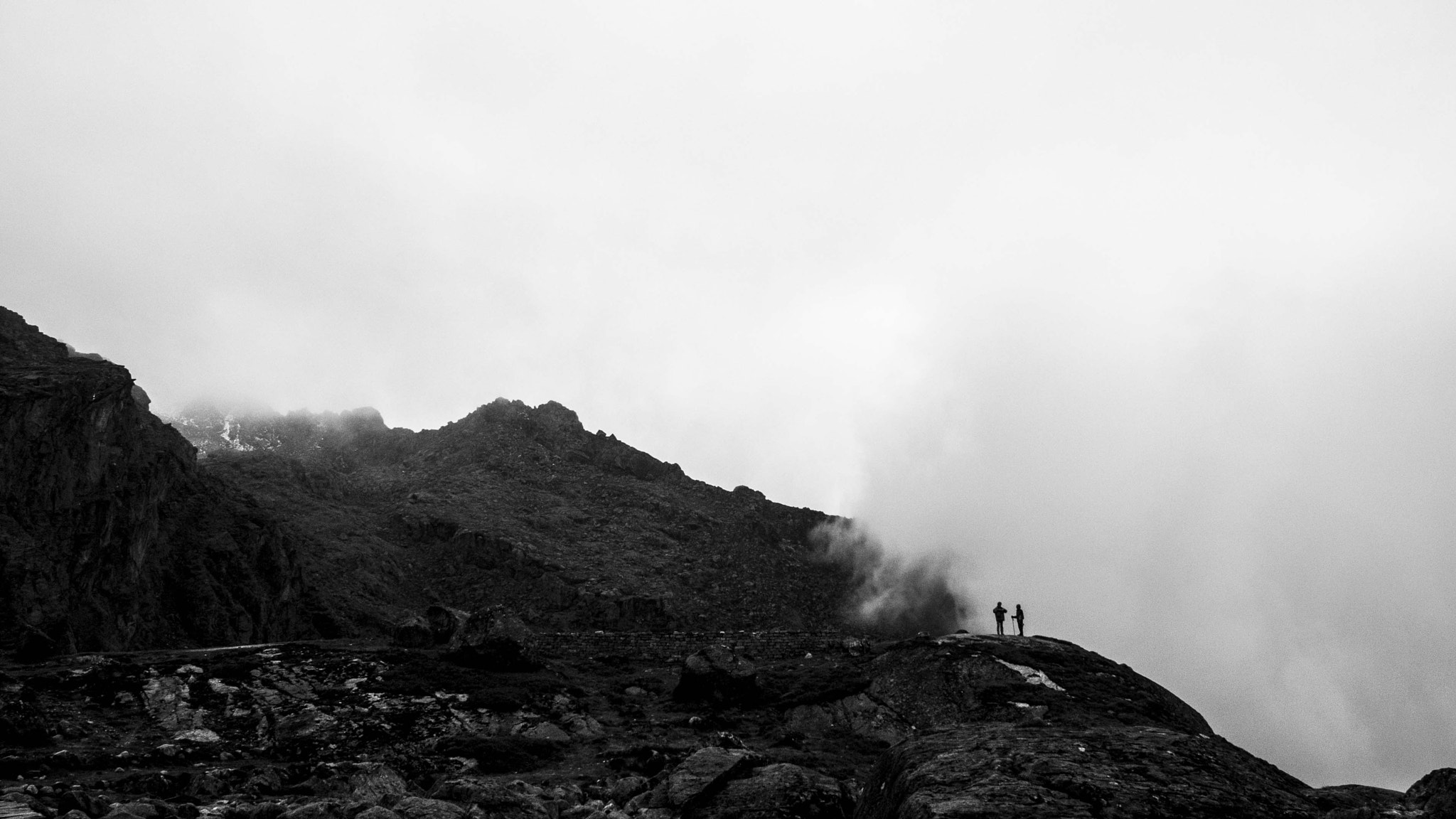 Nikon 1 Nikkor 10mm F2.8 sample photo. We're too small before the mountains photography