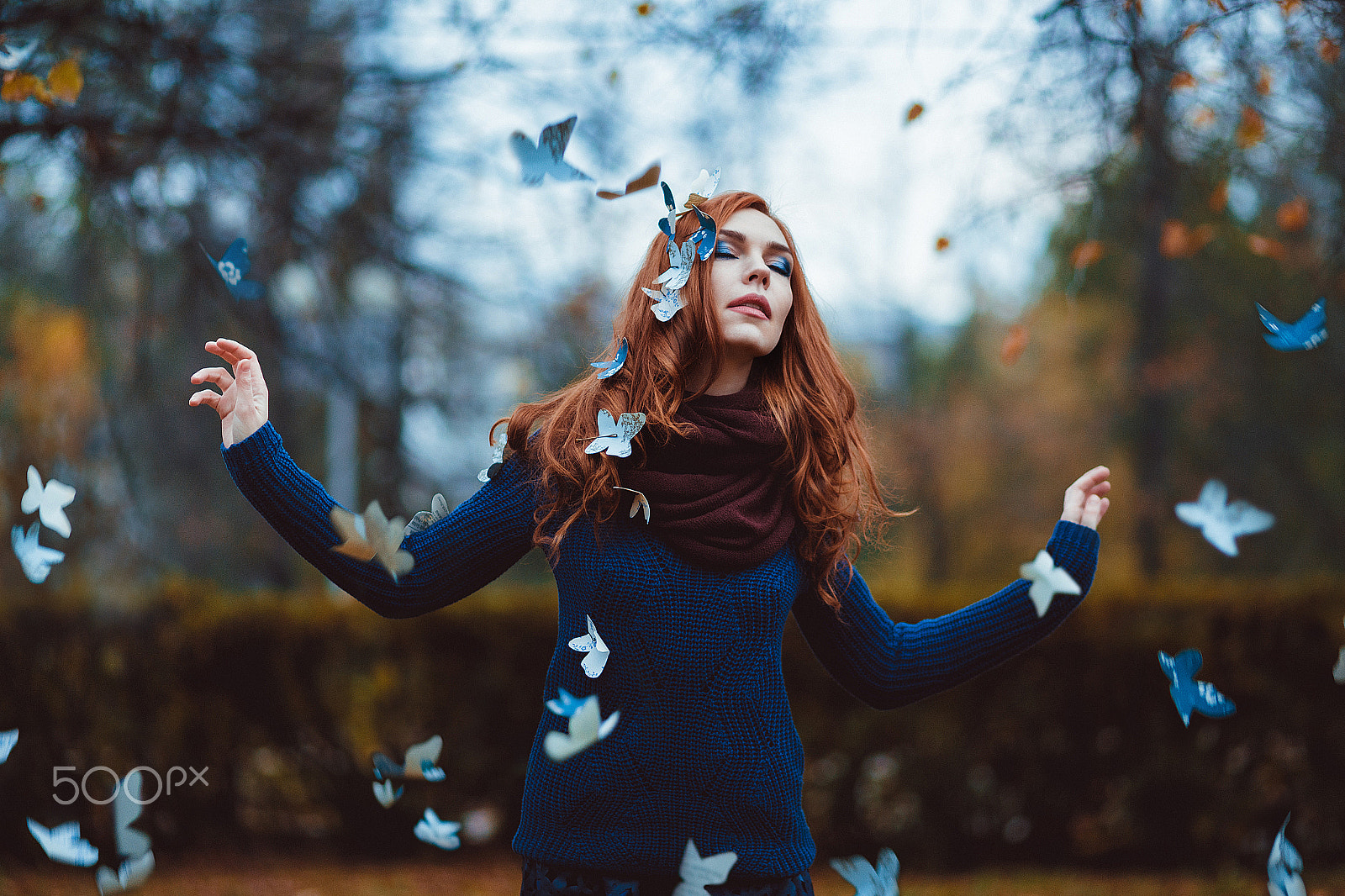 Canon EOS 6D + Canon EF 100mm F2.0 USM sample photo. Света с бабочками photography
