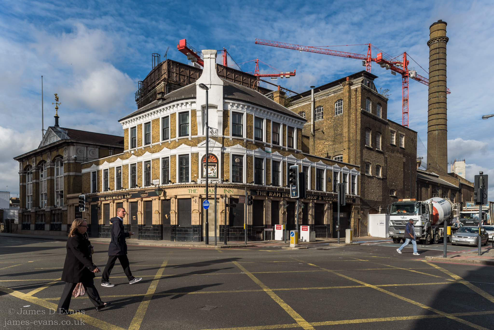 Nikon D750 + Nikon PC-E Nikkor 24mm F3.5D ED Tilt-Shift sample photo. Ram brewery - wandsworth photography