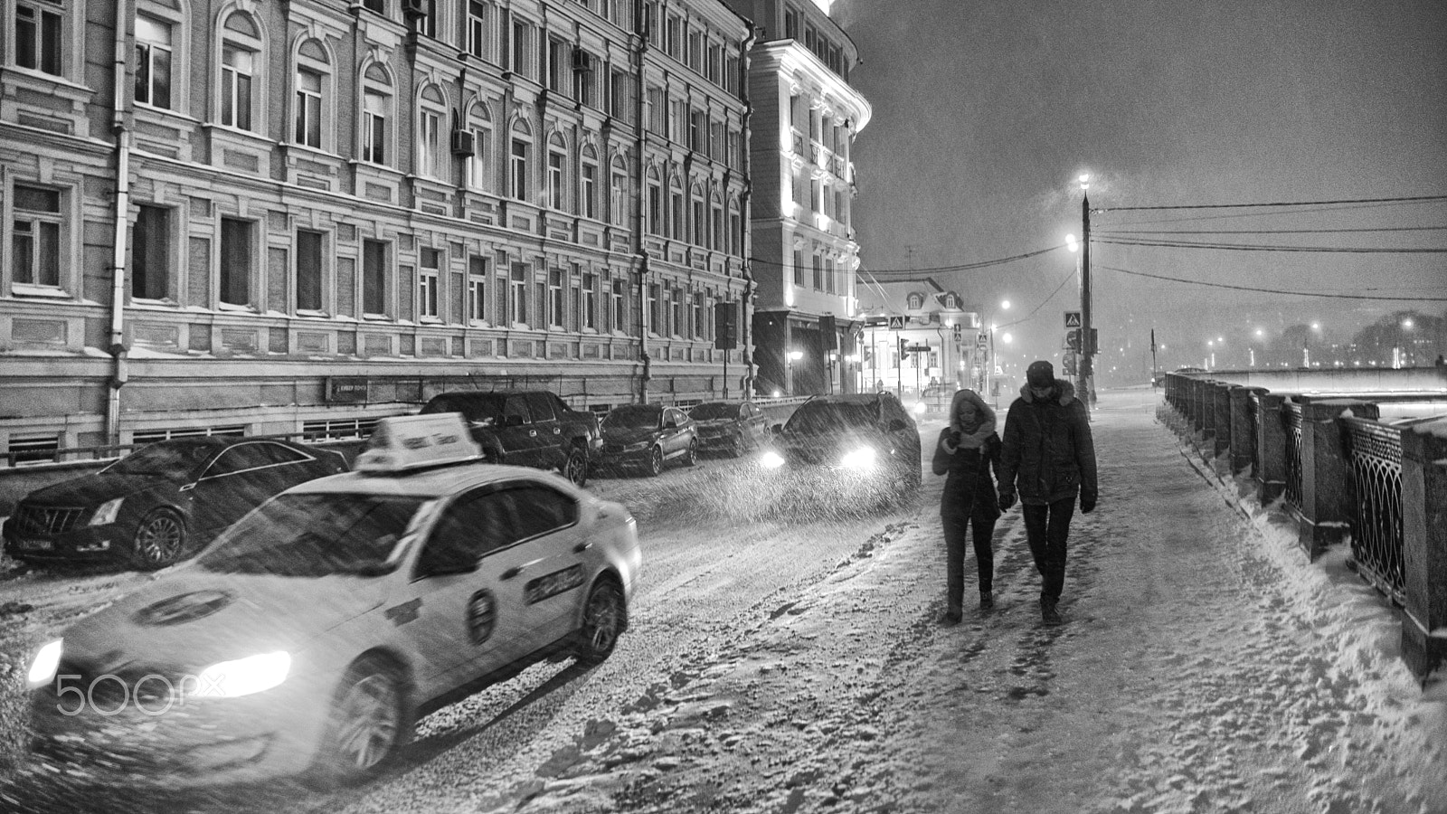 Nikon D600 sample photo. Blizzard in the city... photography