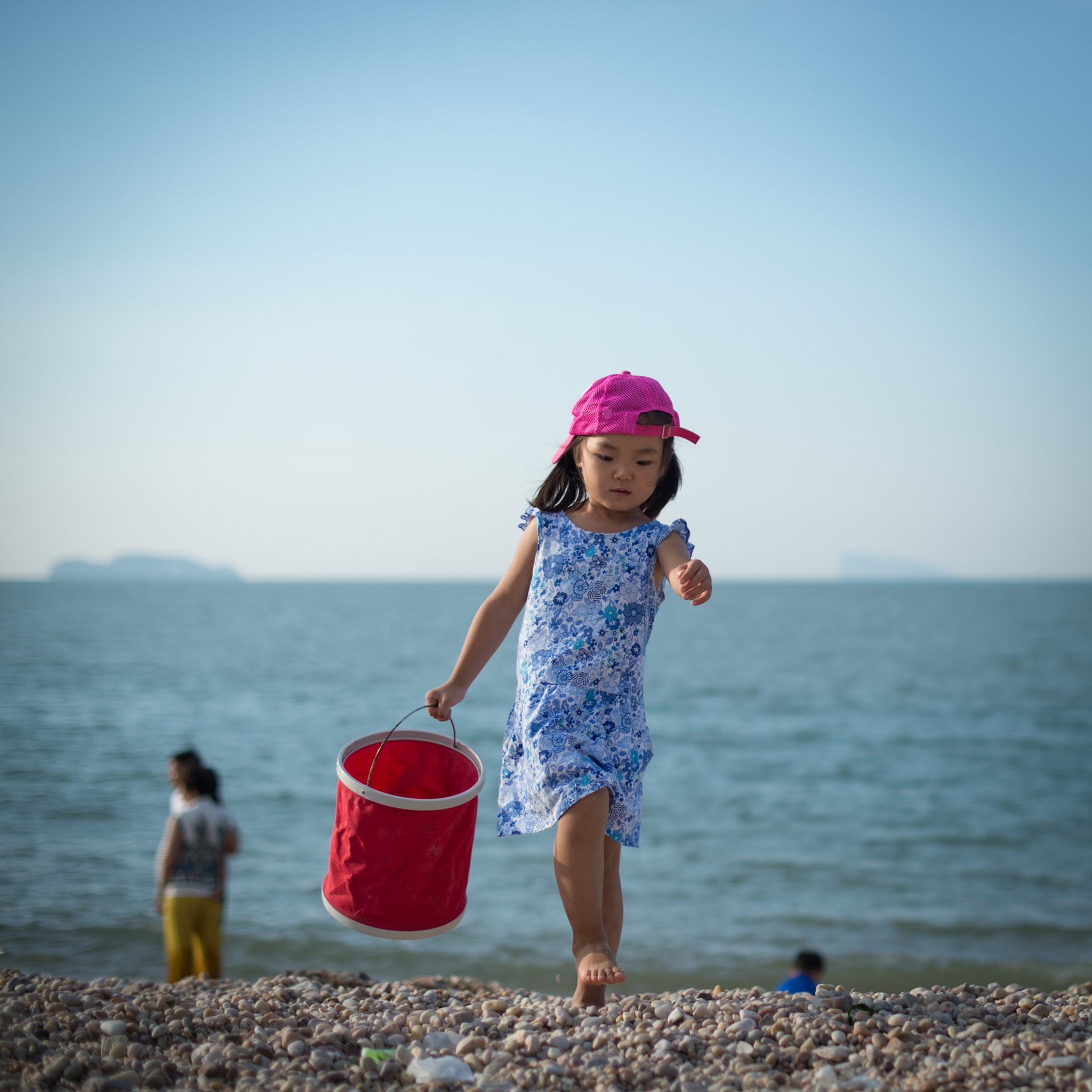 Nikon Df sample photo. Girl by the beach photography