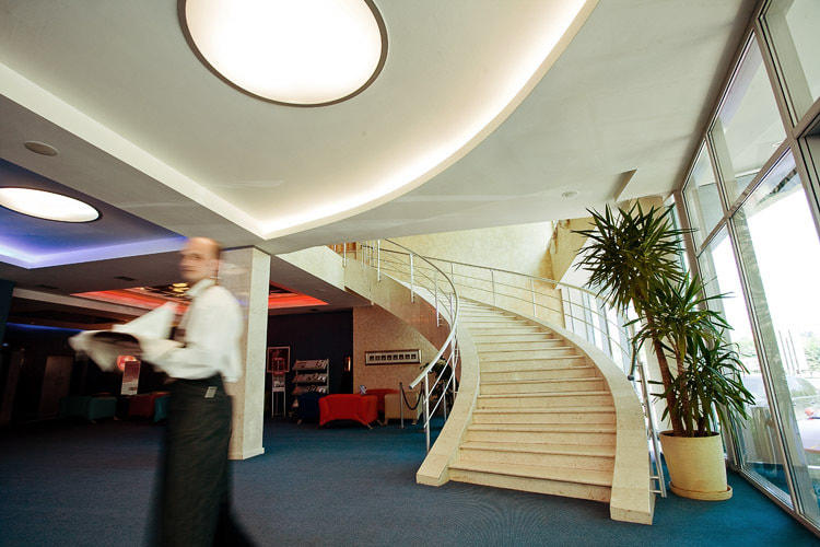 интерьер гостиницы \