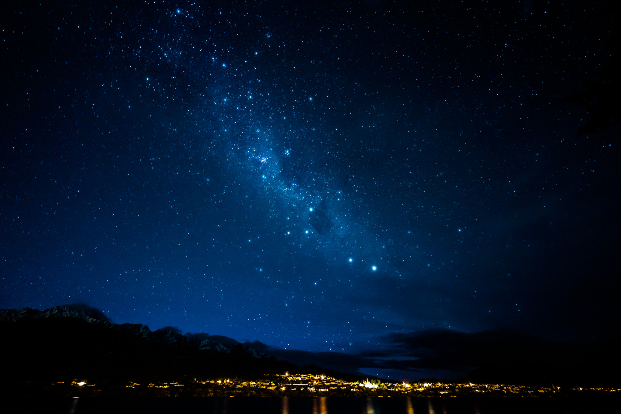 Leica Tri-Elmar-M 16-18-21mm F4 ASPH sample photo. Starry sky in queenstown photography