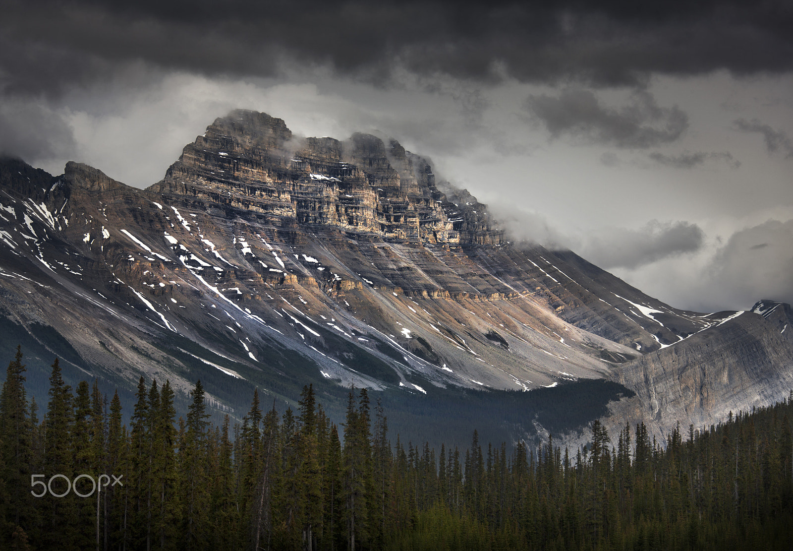 Canon EOS-1Ds Mark III sample photo. Castle mountain photography