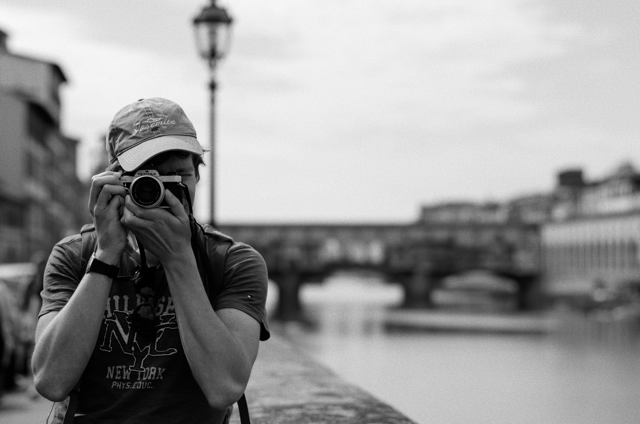 Pentax K-5 sample photo. Myself in florence photography