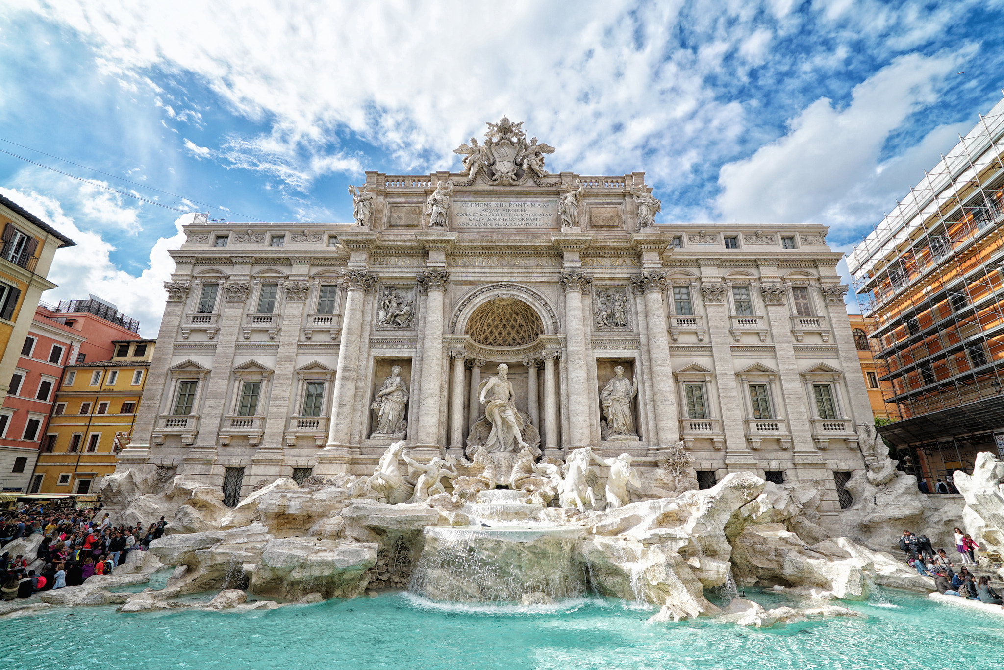 Sony a7S + Sony Vario-Tessar T* FE 16-35mm F4 ZA OSS sample photo. Fontana di trevi photography