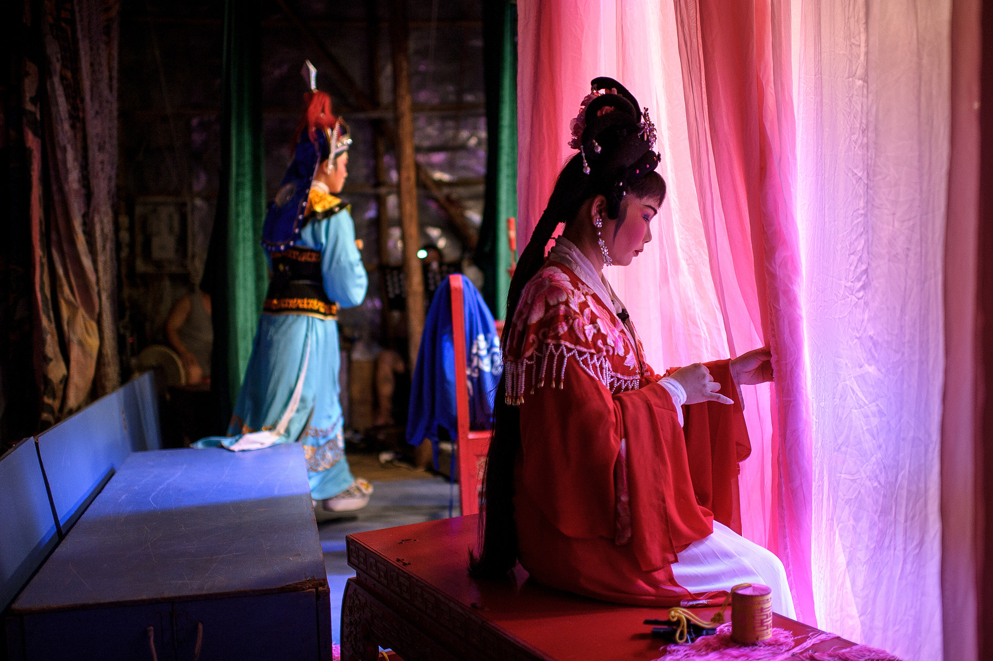 Nikon D3S + Nikon AF-S Nikkor 35mm F1.4G sample photo. Chinese opera photography
