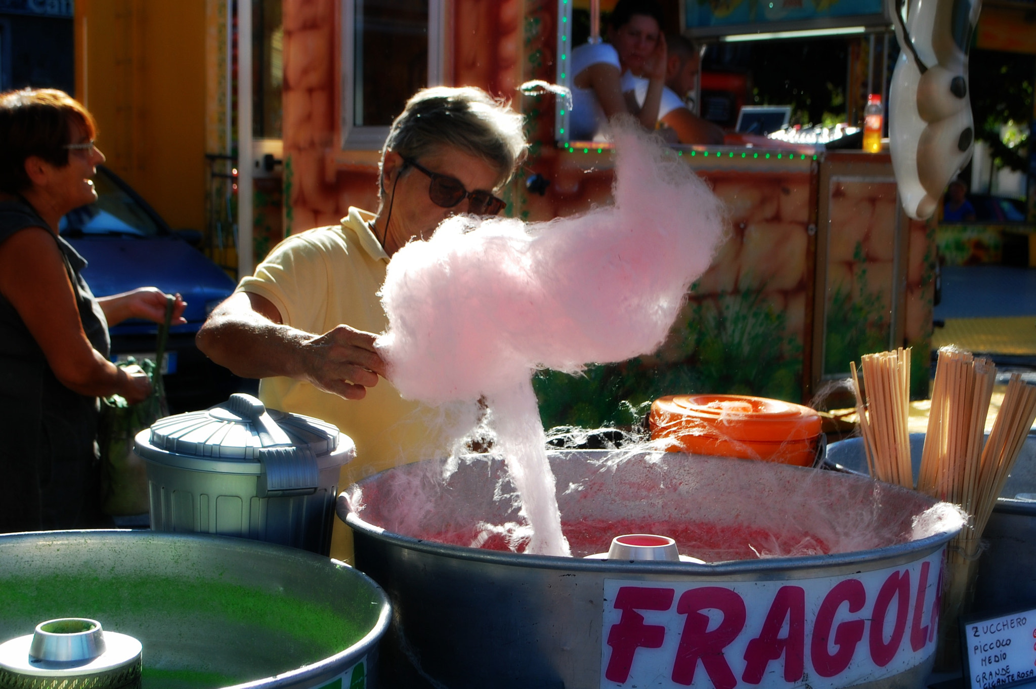 Nikon D40 sample photo. Cotton candy photography