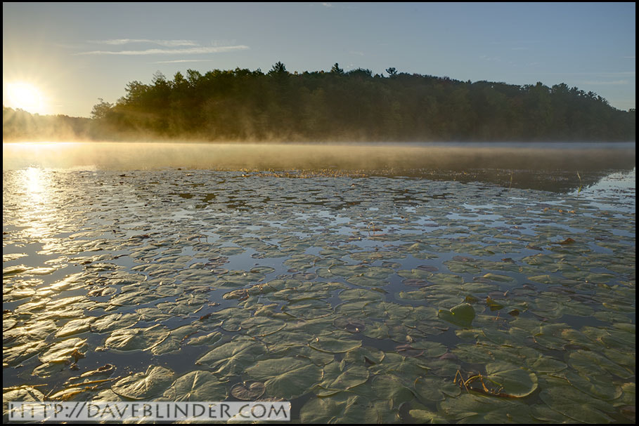 24-70mm F2.8 OSS sample photo. Morning sun on lake waywayanda photography