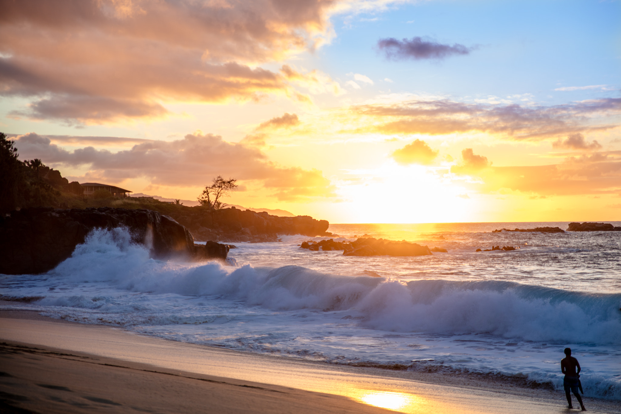 Canon EOS 5DS R + Canon EF 400mm f/2.8L sample photo. Sunset at sunset beach photography