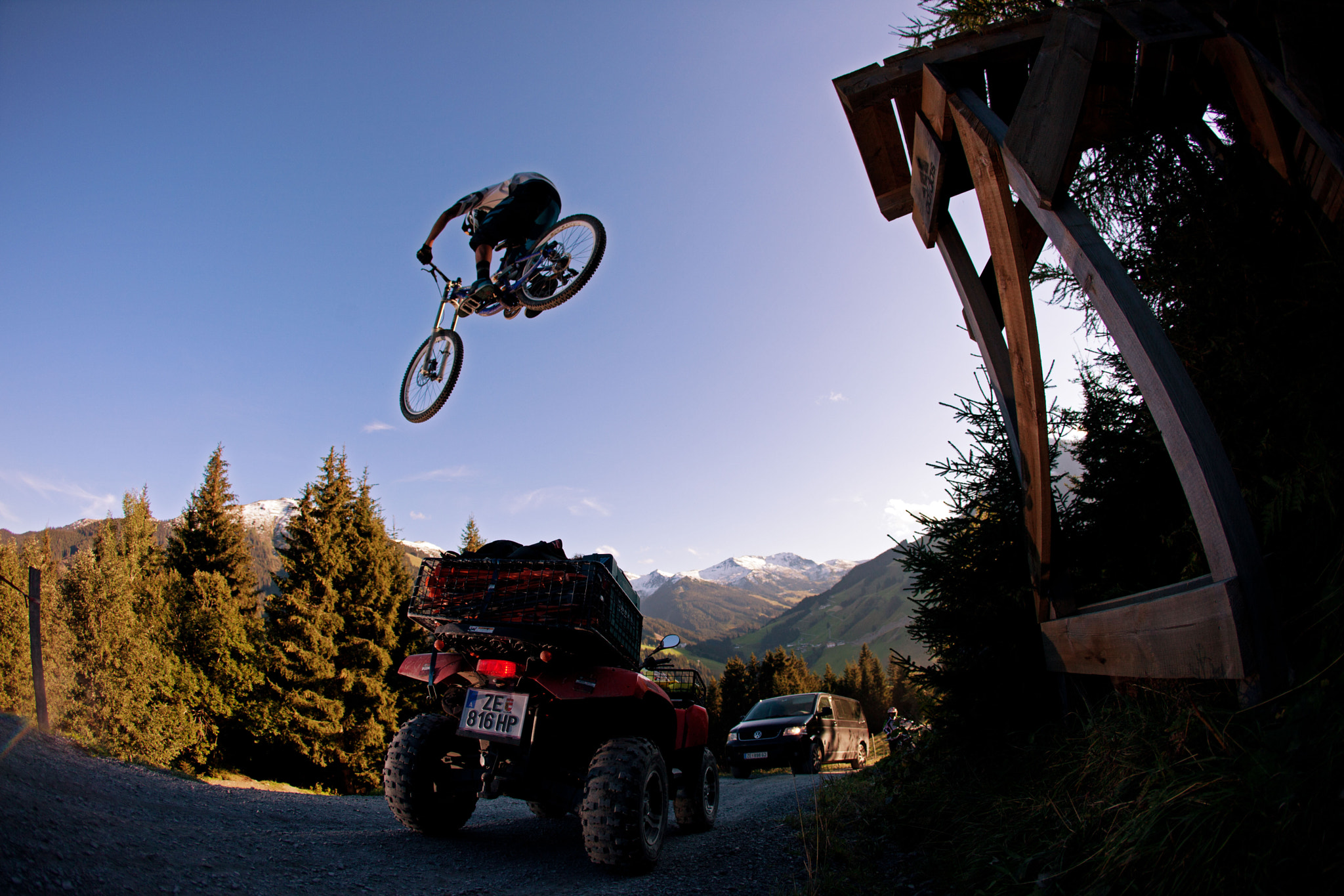 Canon EF 15mm F2.8 Fisheye sample photo. Adidas slope in saalbach photography