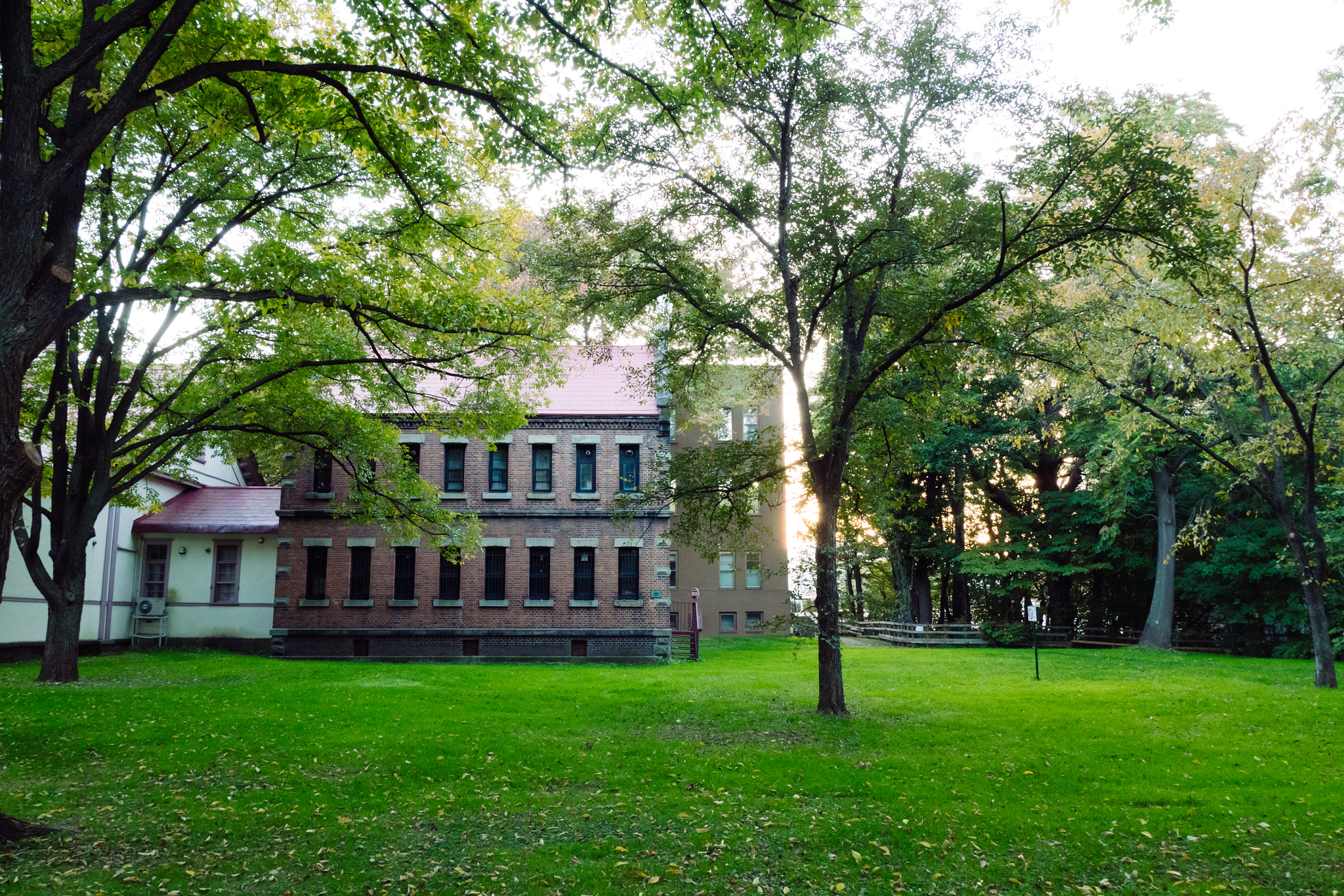 Panasonic Lumix DMC-GM1 sample photo. Building in hokkaido university photography