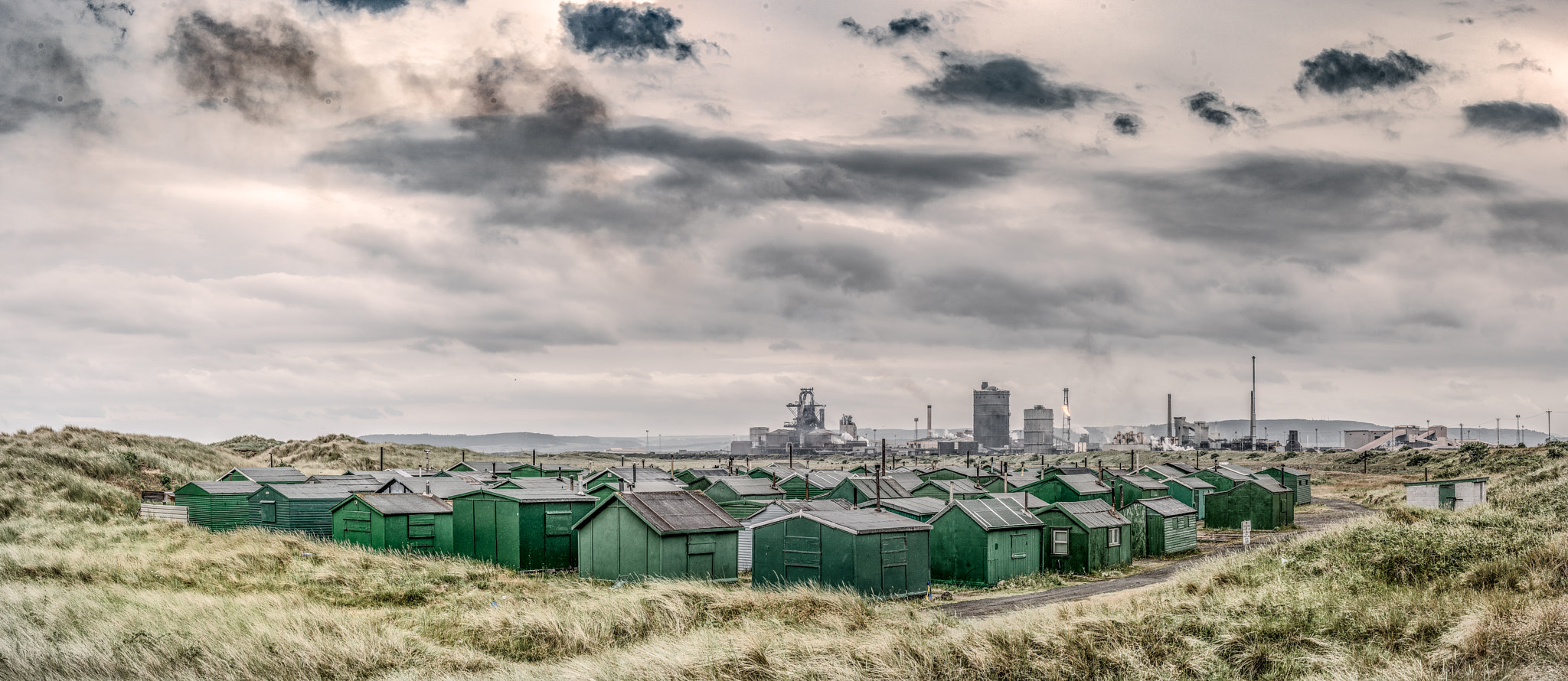 Nikon AF-S Nikkor 70-200mm F4G ED VR sample photo. Fishermans huts photography