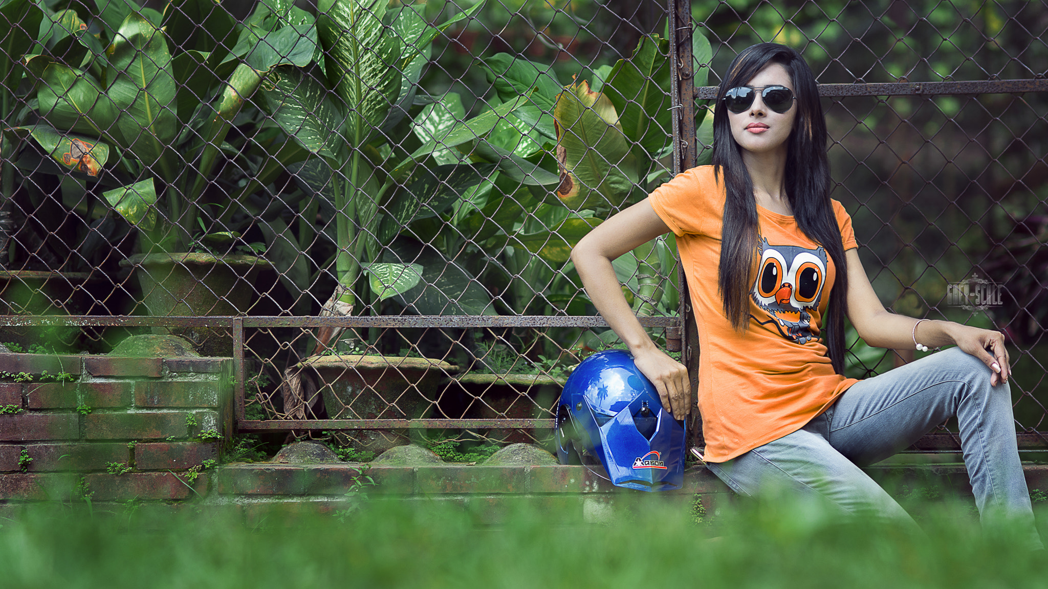 Nikon D7100 + Nikon AF Nikkor 85mm F1.8D sample photo. Its orange green ... photography