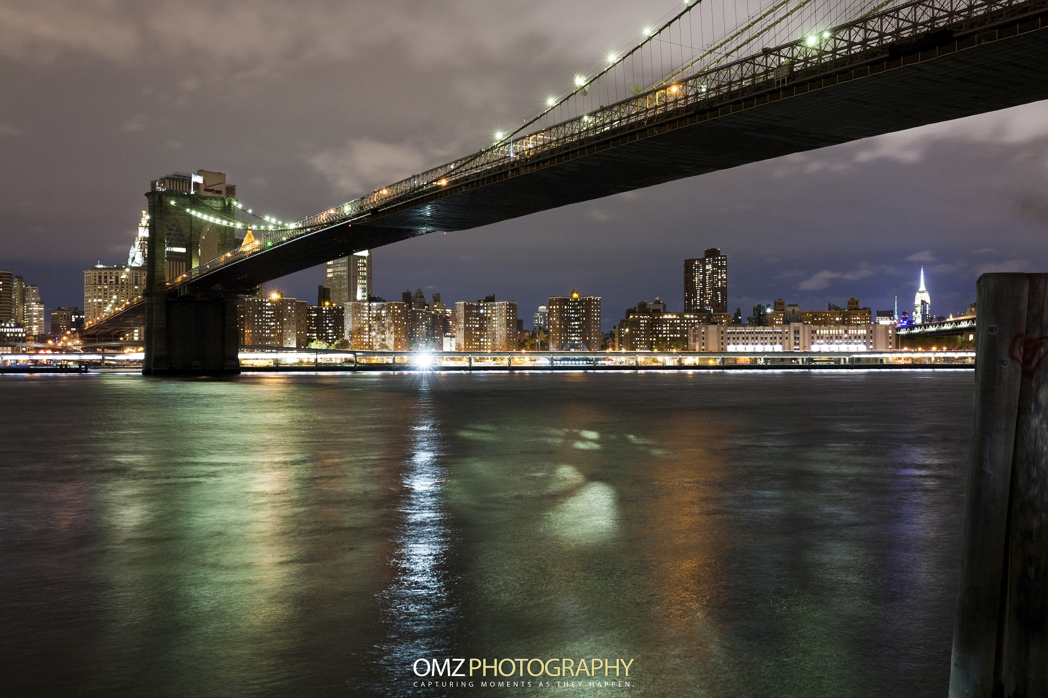 Canon EOS 5D + Sigma 35mm F1.4 DG HSM Art sample photo. Brooklyn bridge park in new york photography