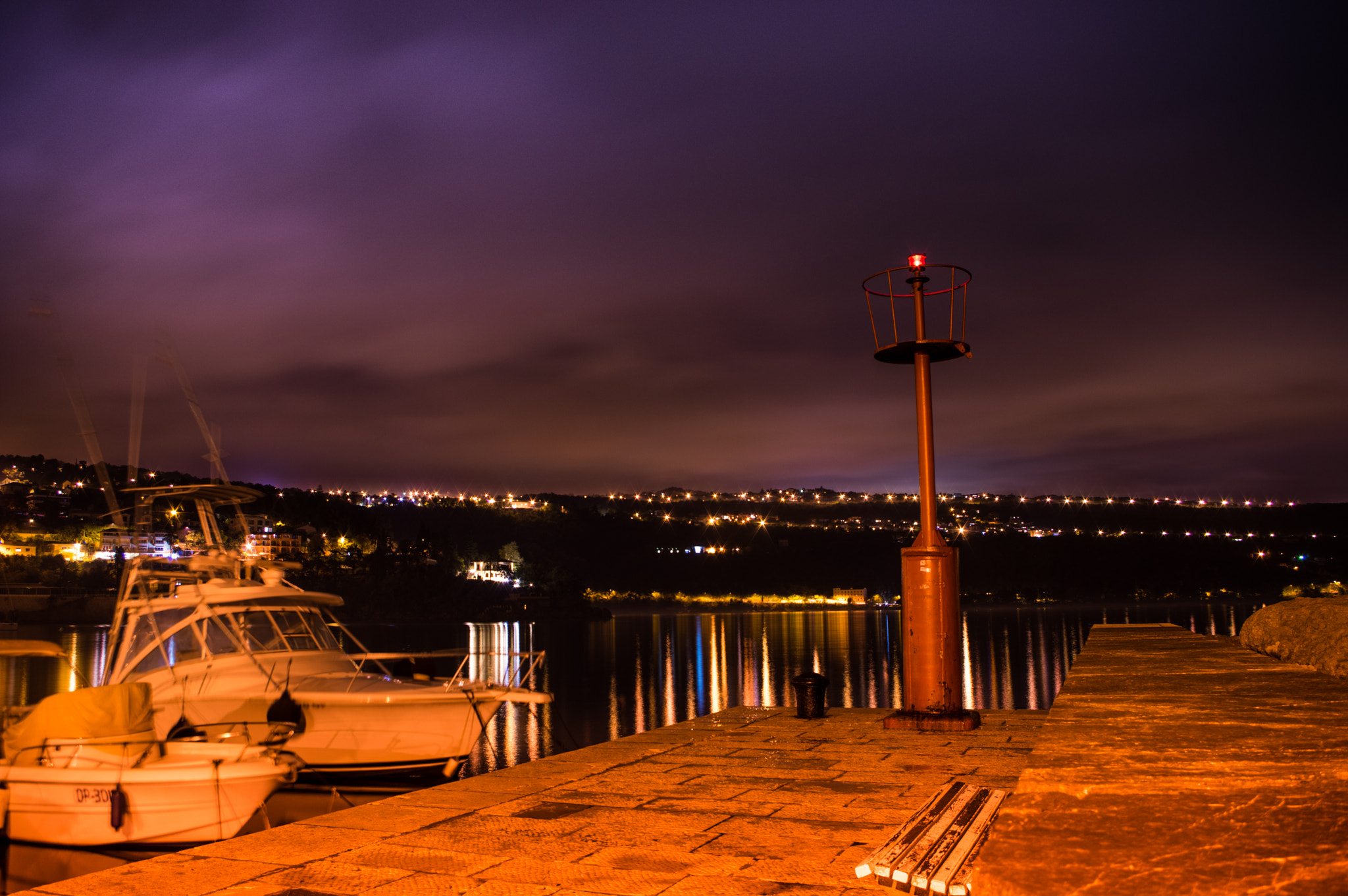 Pentax K-3 sample photo. The light in the night photography