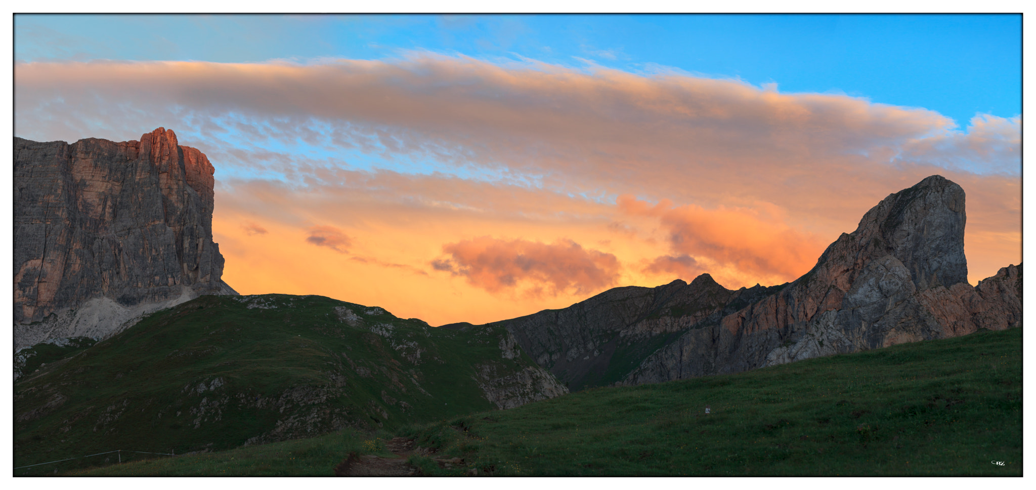 Sigma 105mm F2.8 EX DG OS HSM sample photo. Abendspanorama photography