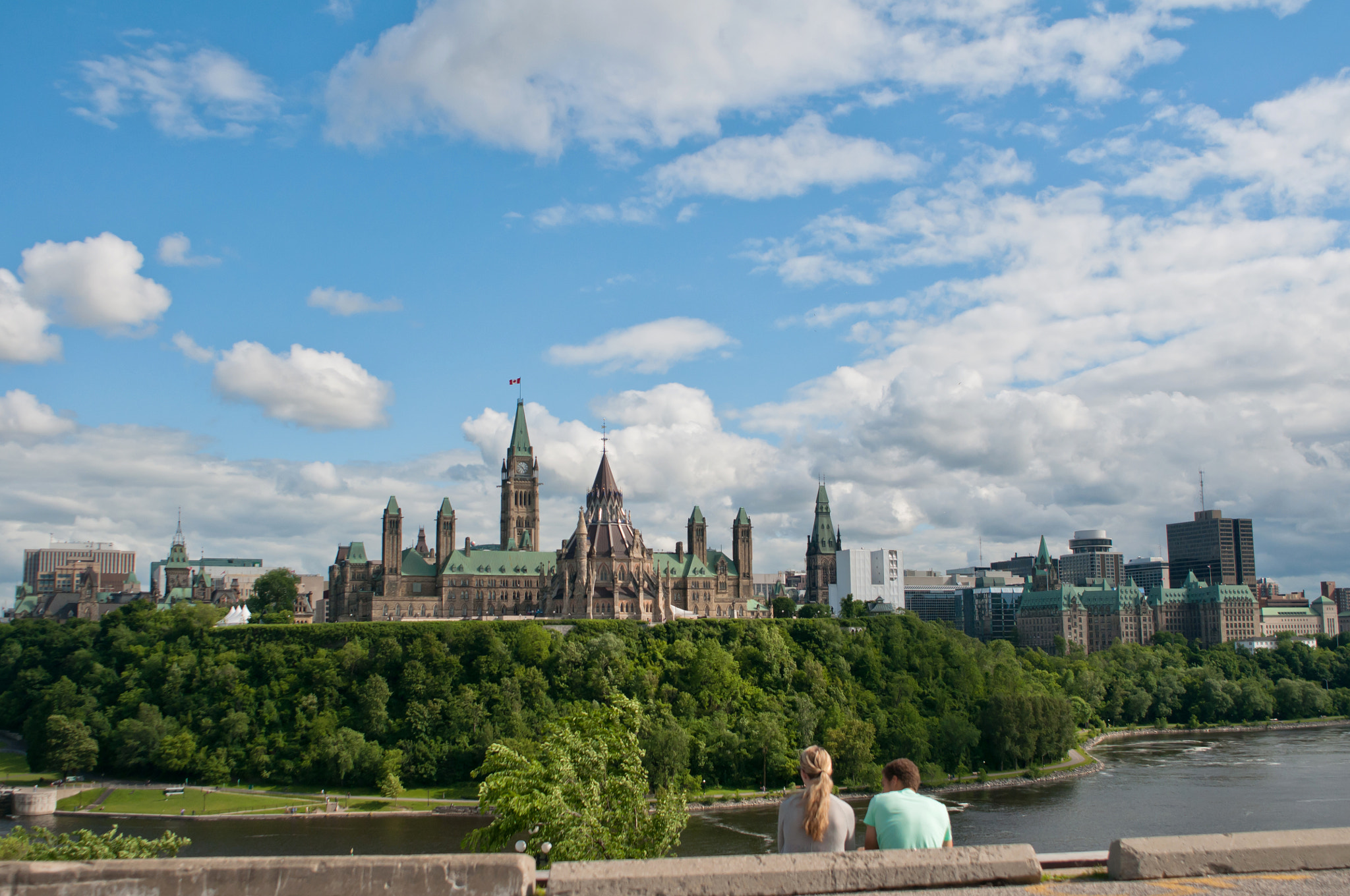 Nikon D300S + Nikon AF Nikkor 24mm F2.8D sample photo. View of ottawa photography