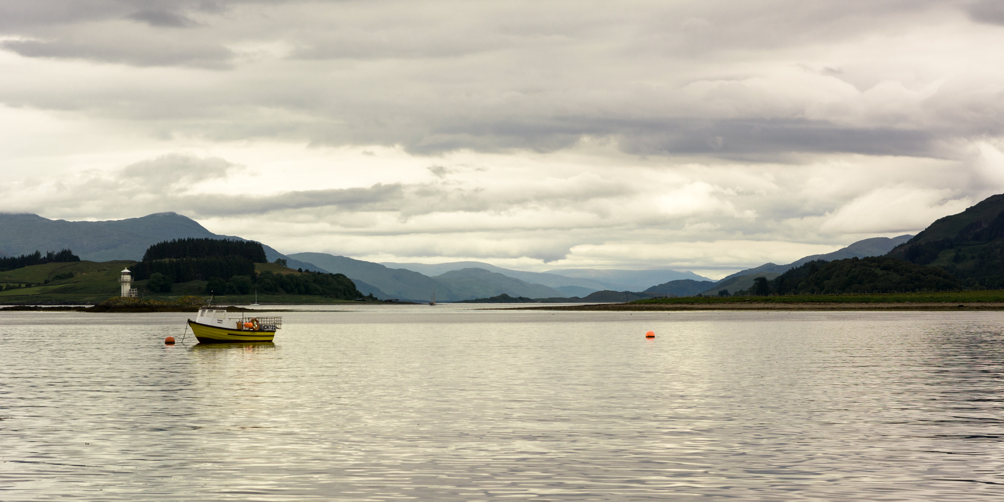 Sigma 17-70mm F2.8-4 DC Macro OS HSM sample photo. Evening light on loch etive photography
