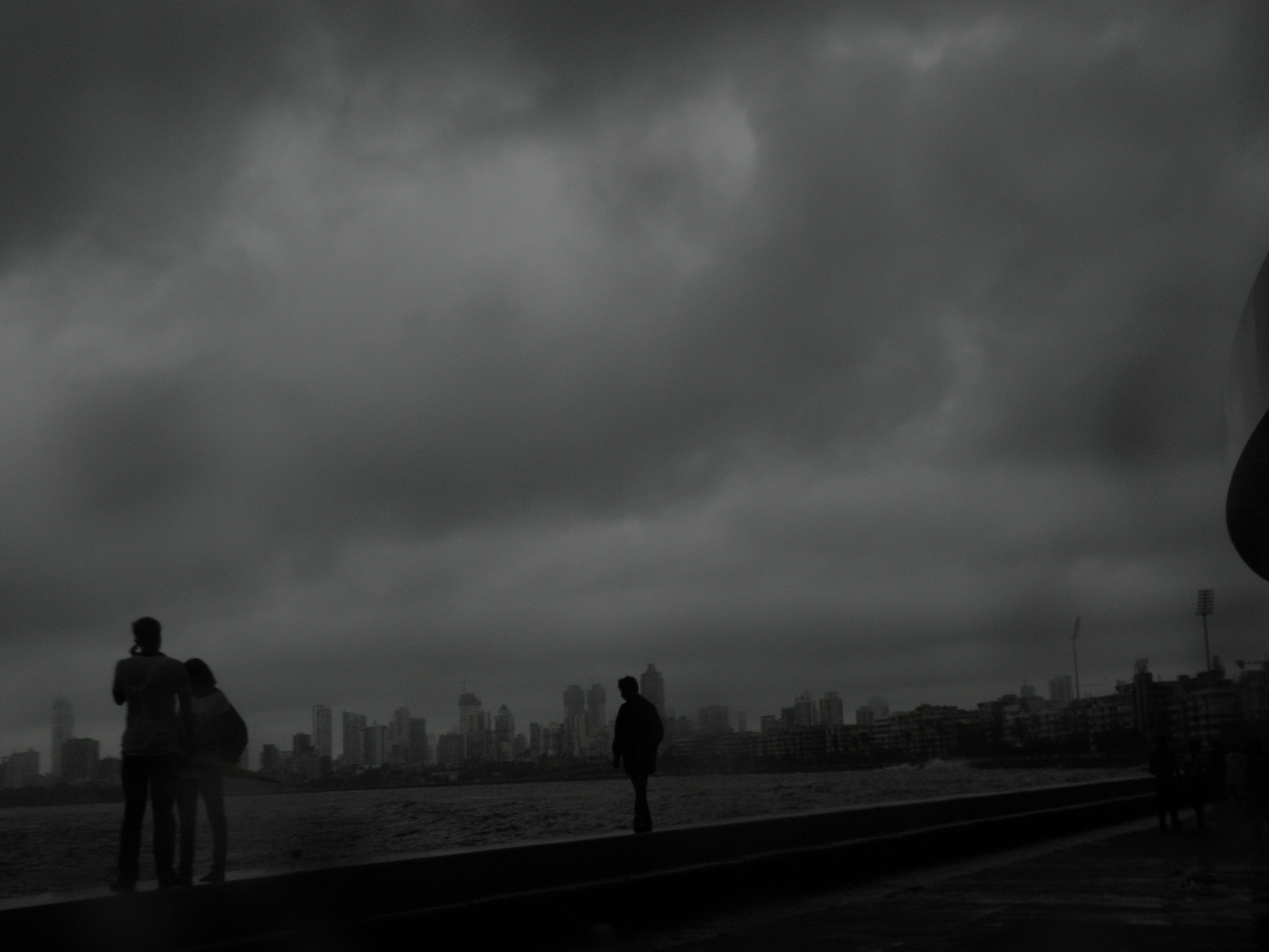 Olympus SP600UZ sample photo. Mumbai monsoon  photography