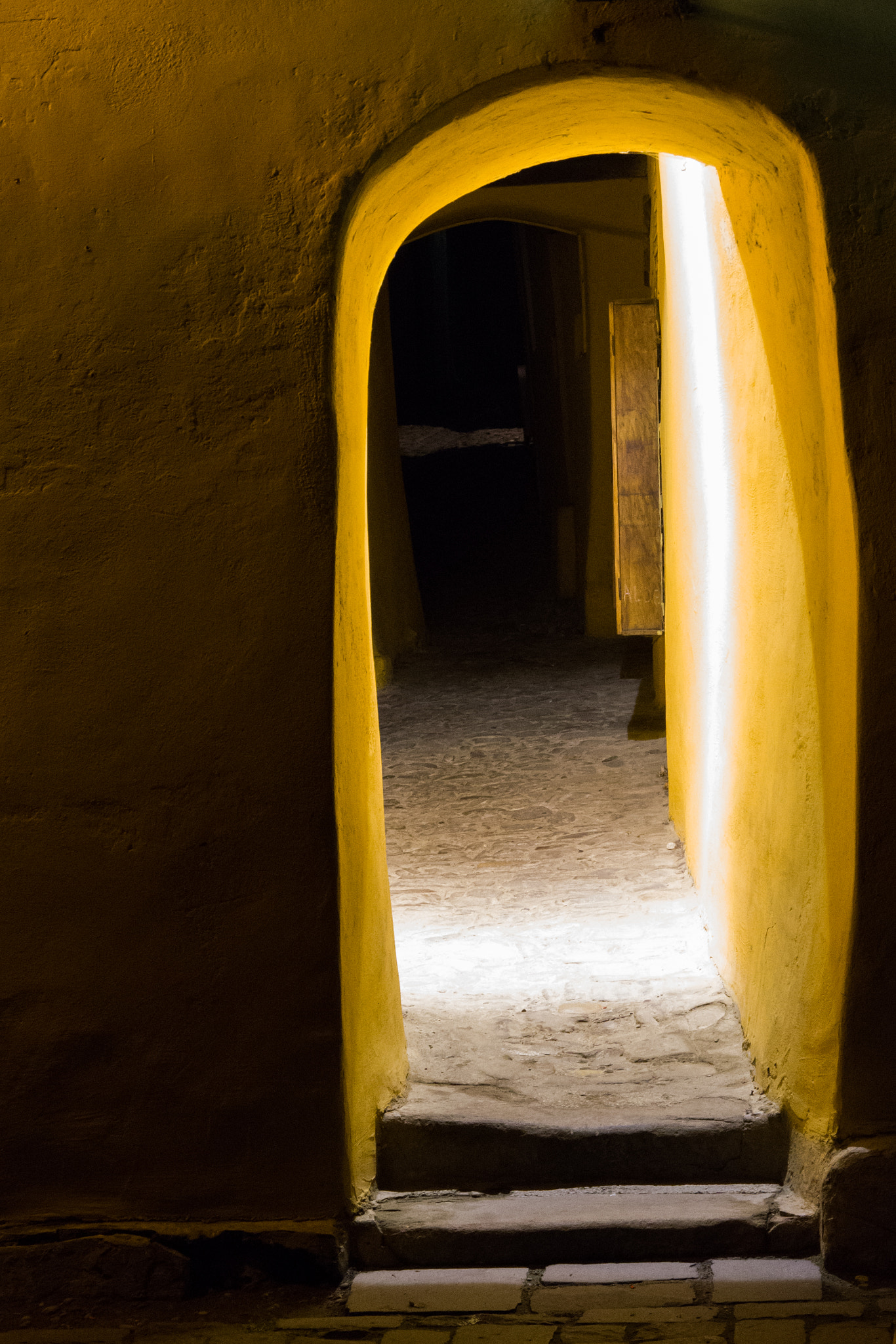 Pentax K-1 sample photo. Yellow entrance photography