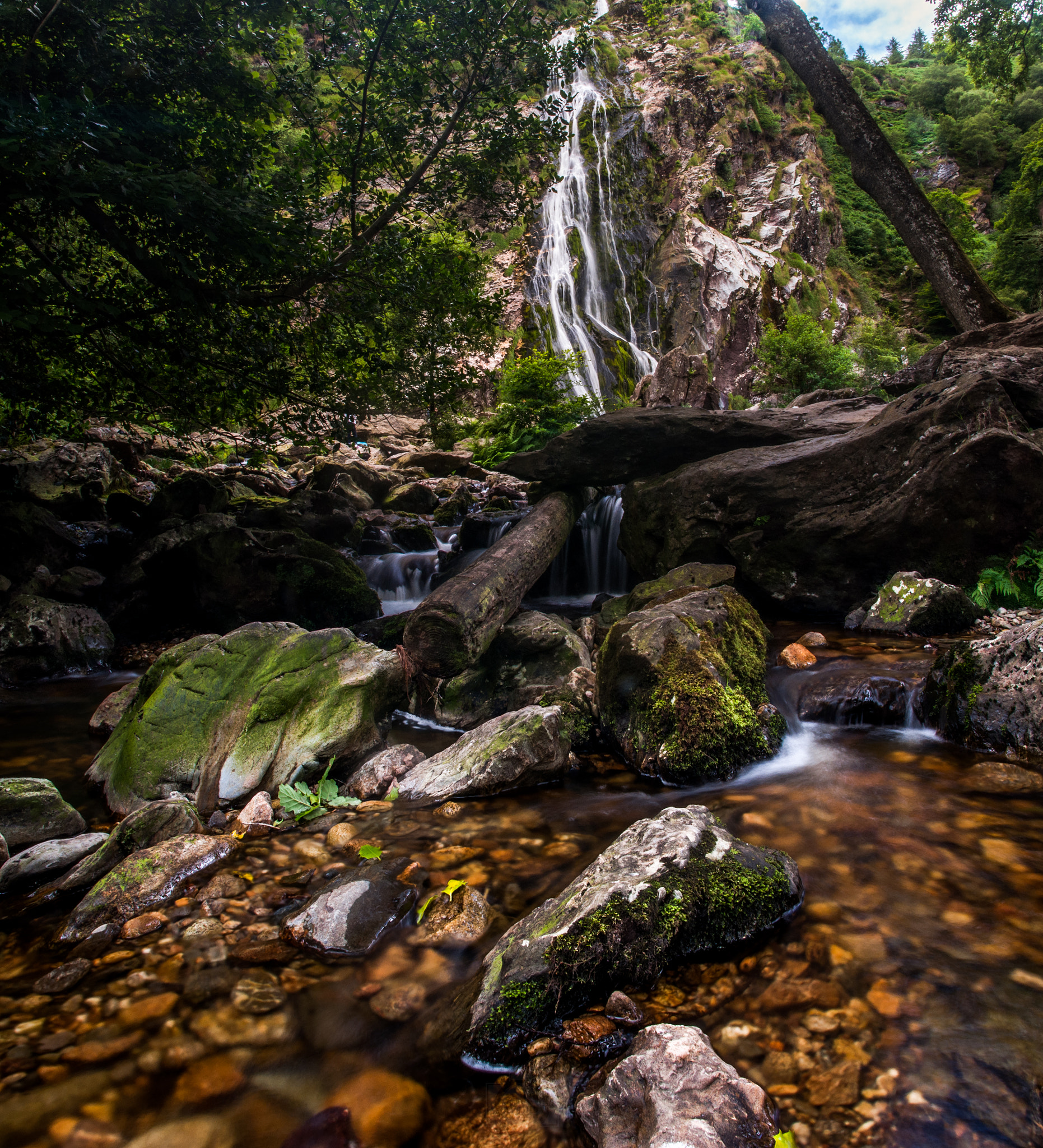 Sigma 17-70mm F2.8-4 DC Macro OS HSM | C sample photo. Powerscourt waterfall photography