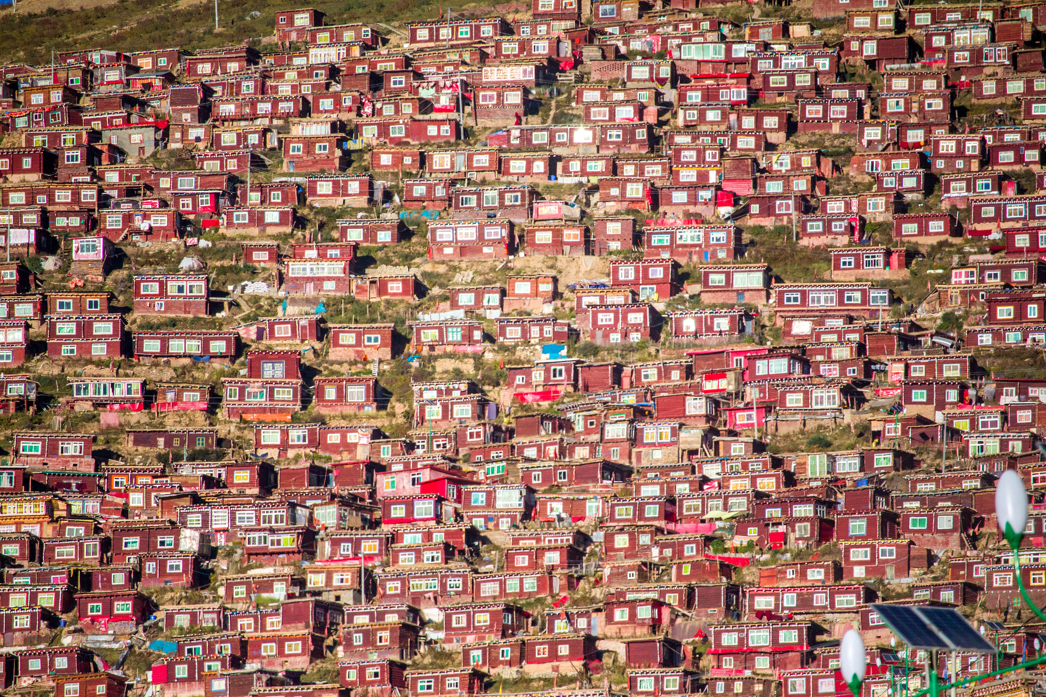 Canon EF-S 55-250mm F4-5.6 IS STM sample photo. Serthar buddhist institute photography