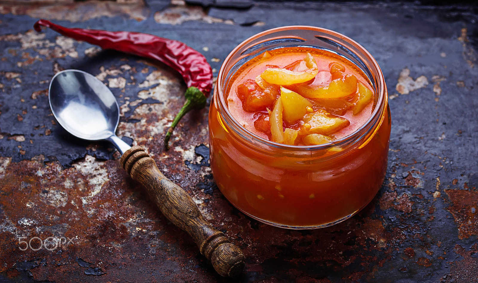 Nikon D3100 sample photo. Pickled bulgarian peppers  in a glass jar photography